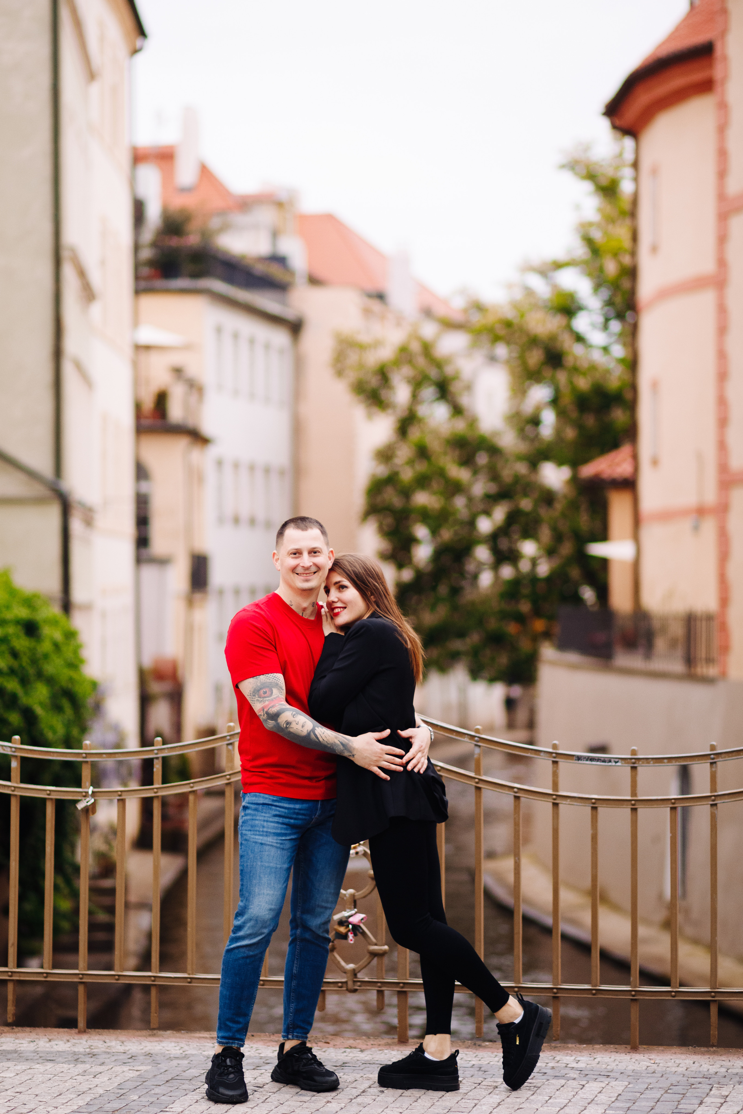 Vera & Sasha. Photographer in Prague for tourists