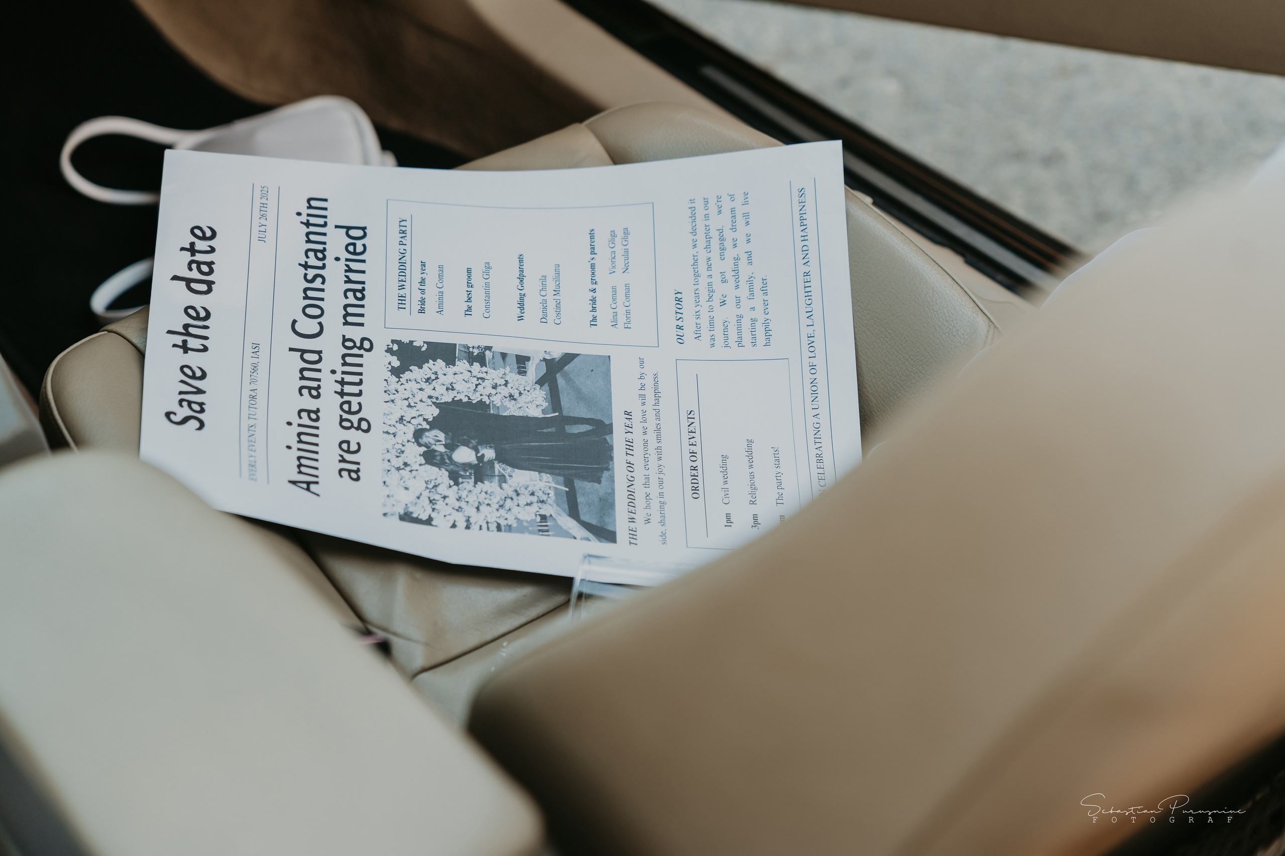 Save The Date. Sebastian Purusniuc Fotograf - Iasi