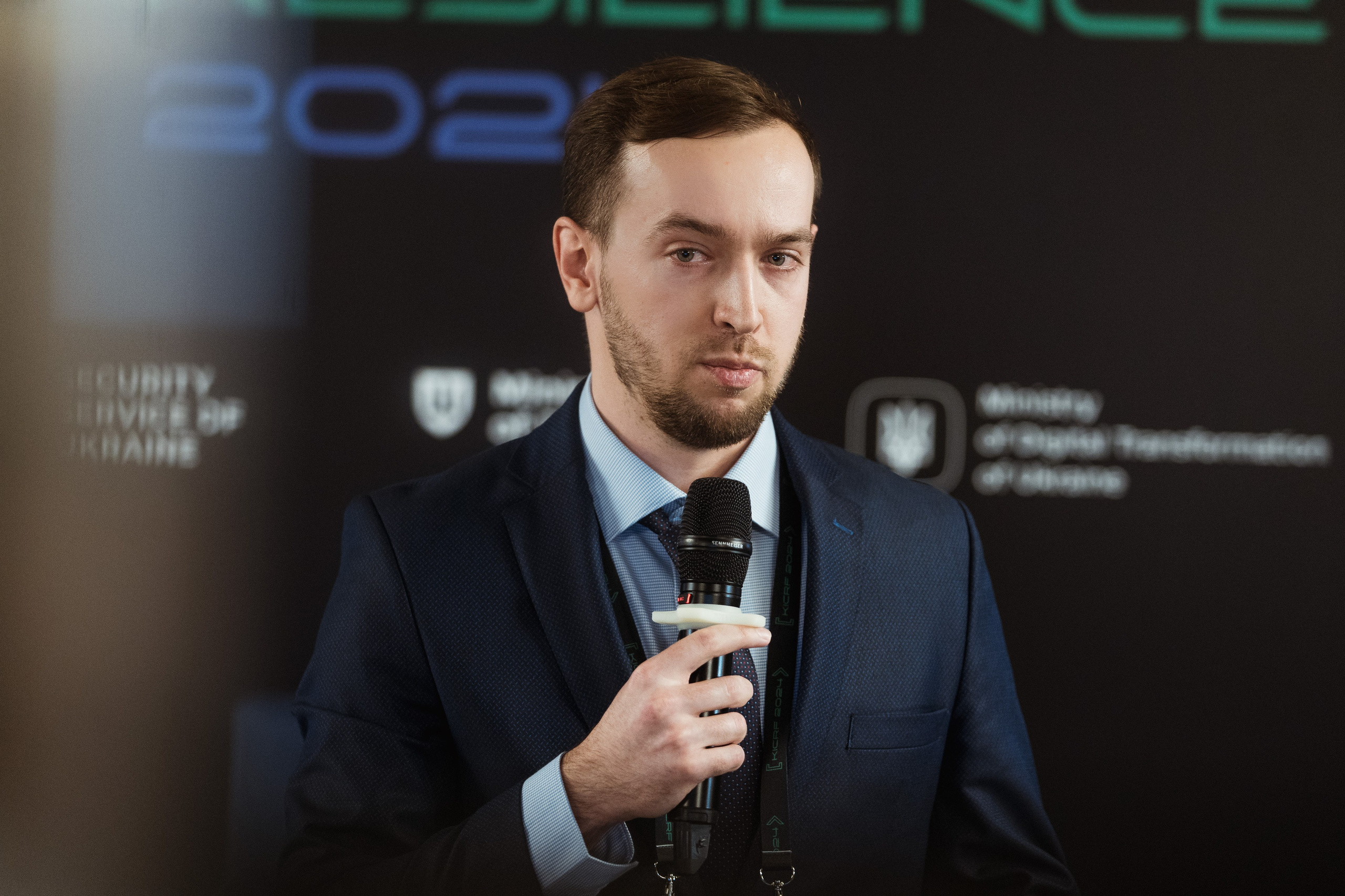 Cyber Resilience Forum. Kostiantyn Holinchenko. Reportage and portrait photographer