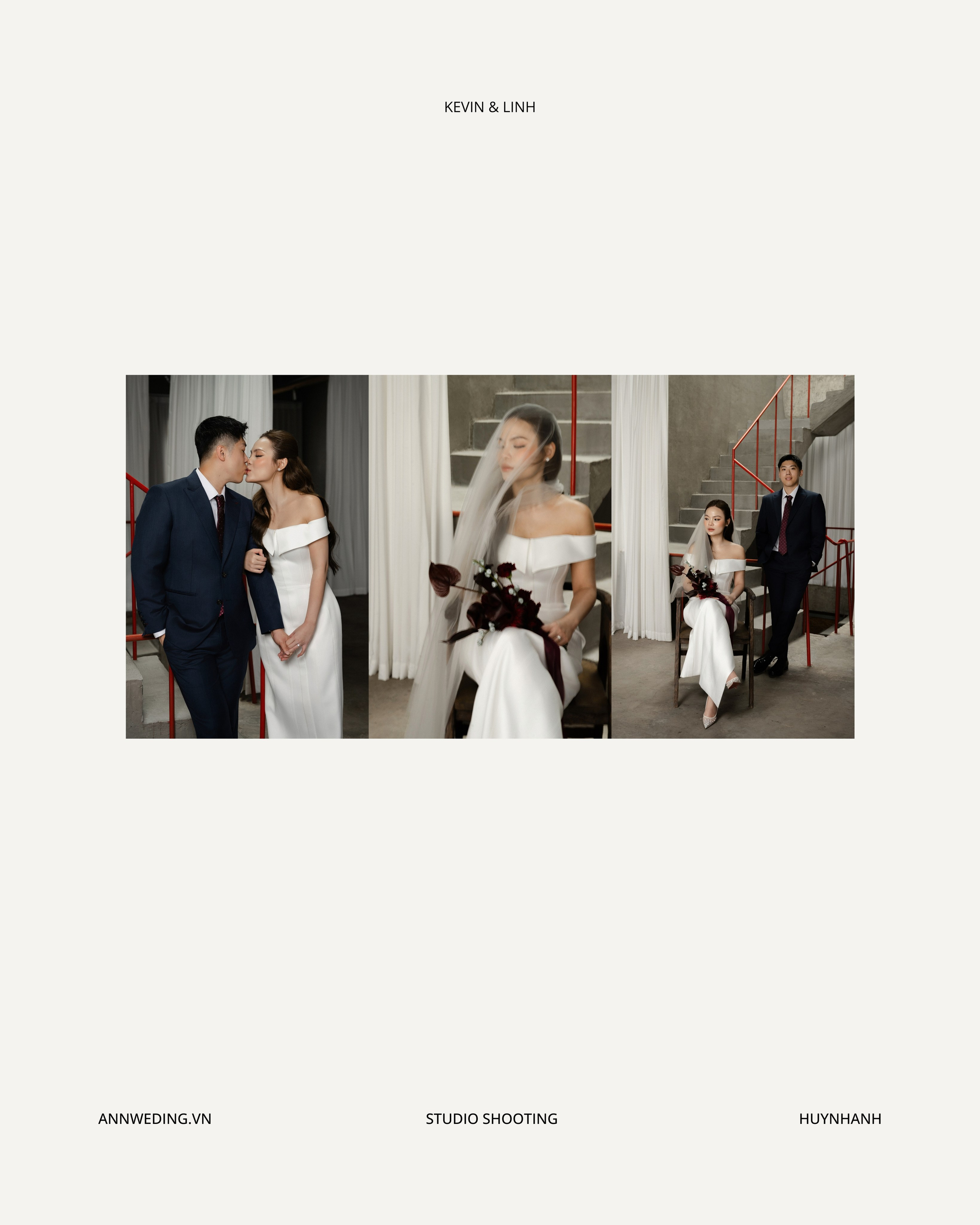 KEVIN & LINH shooting studio. Anns wedding photography
