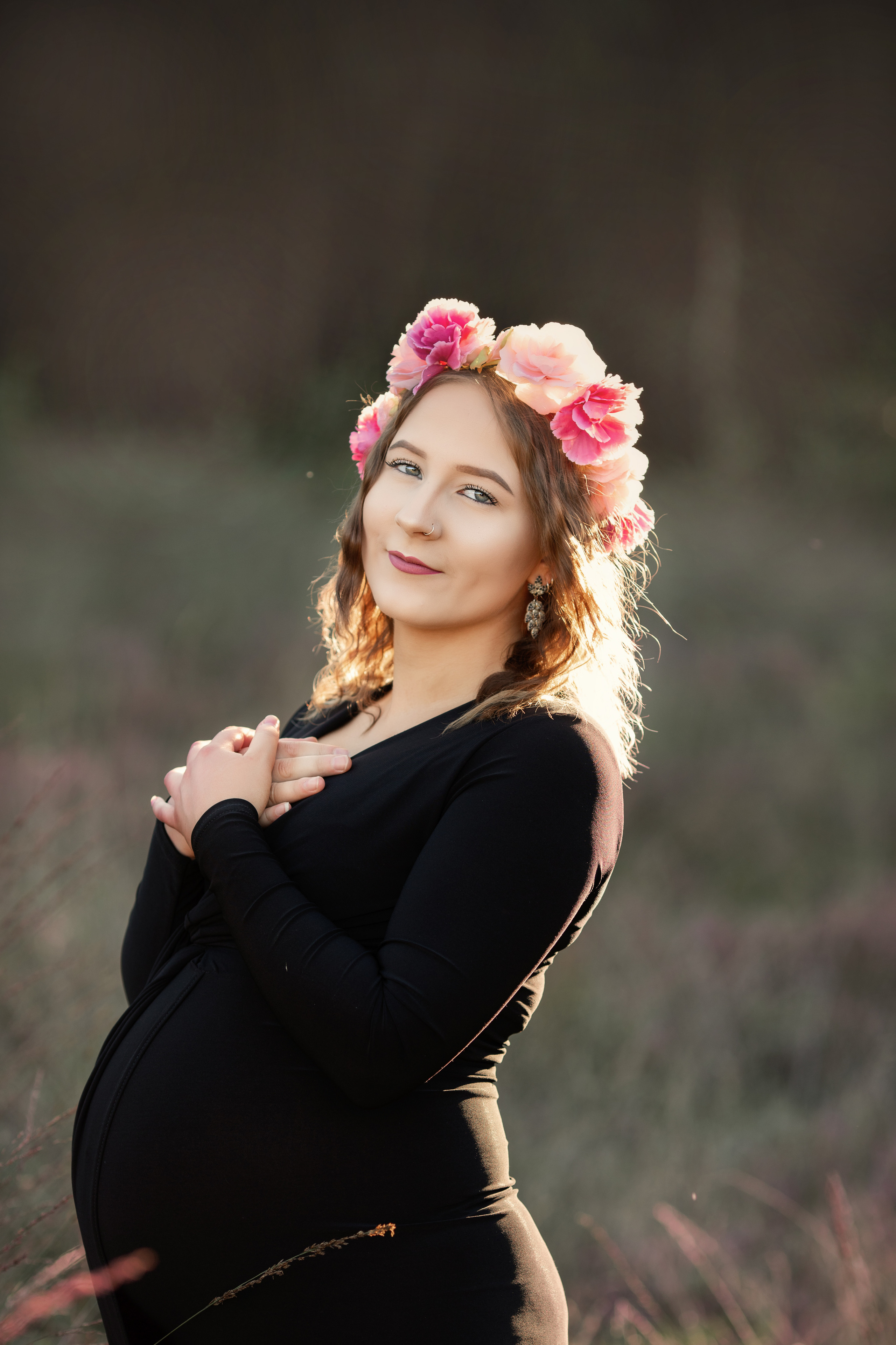 Babybauch. Familien und Hochzeitfotograf in Molbergen, Cloppenburg, Münsterland