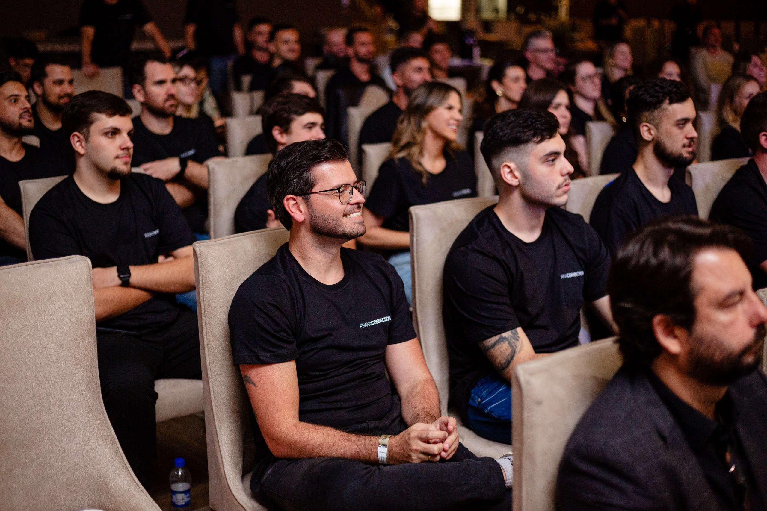 Evento corporativo Triveni Day com César Cielo em Itajaí