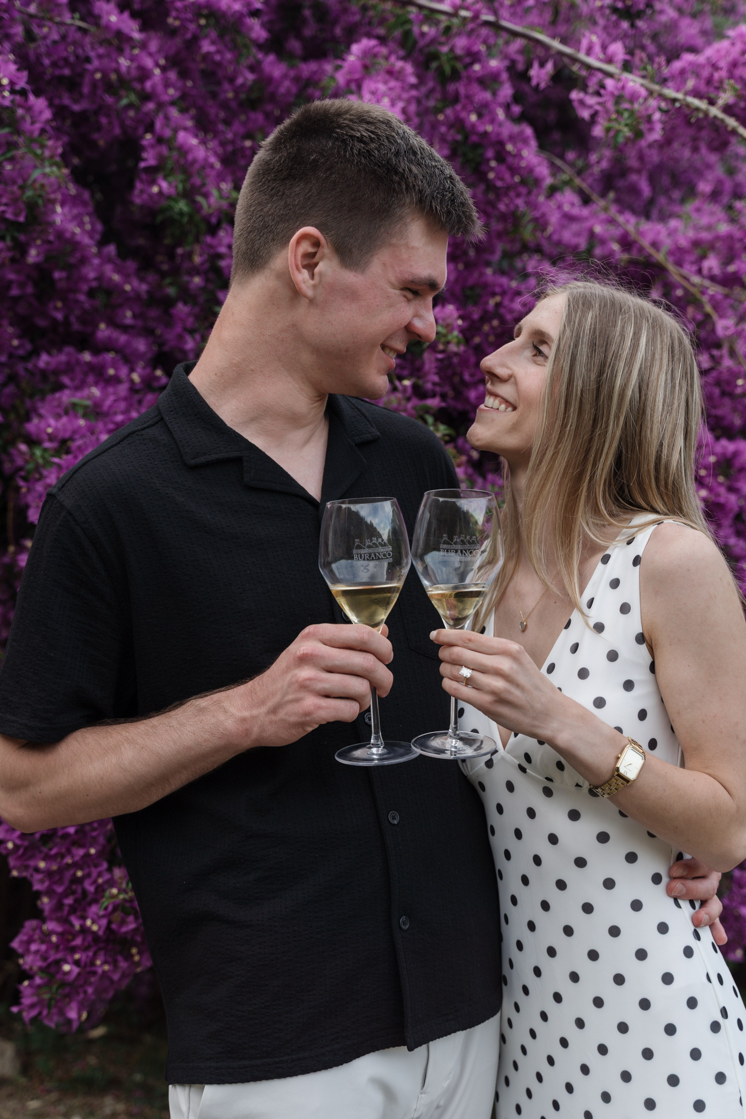 Secret Proposal at a Winery. Lake Como Proposal Photographer | Surprise Proposals & Engagements