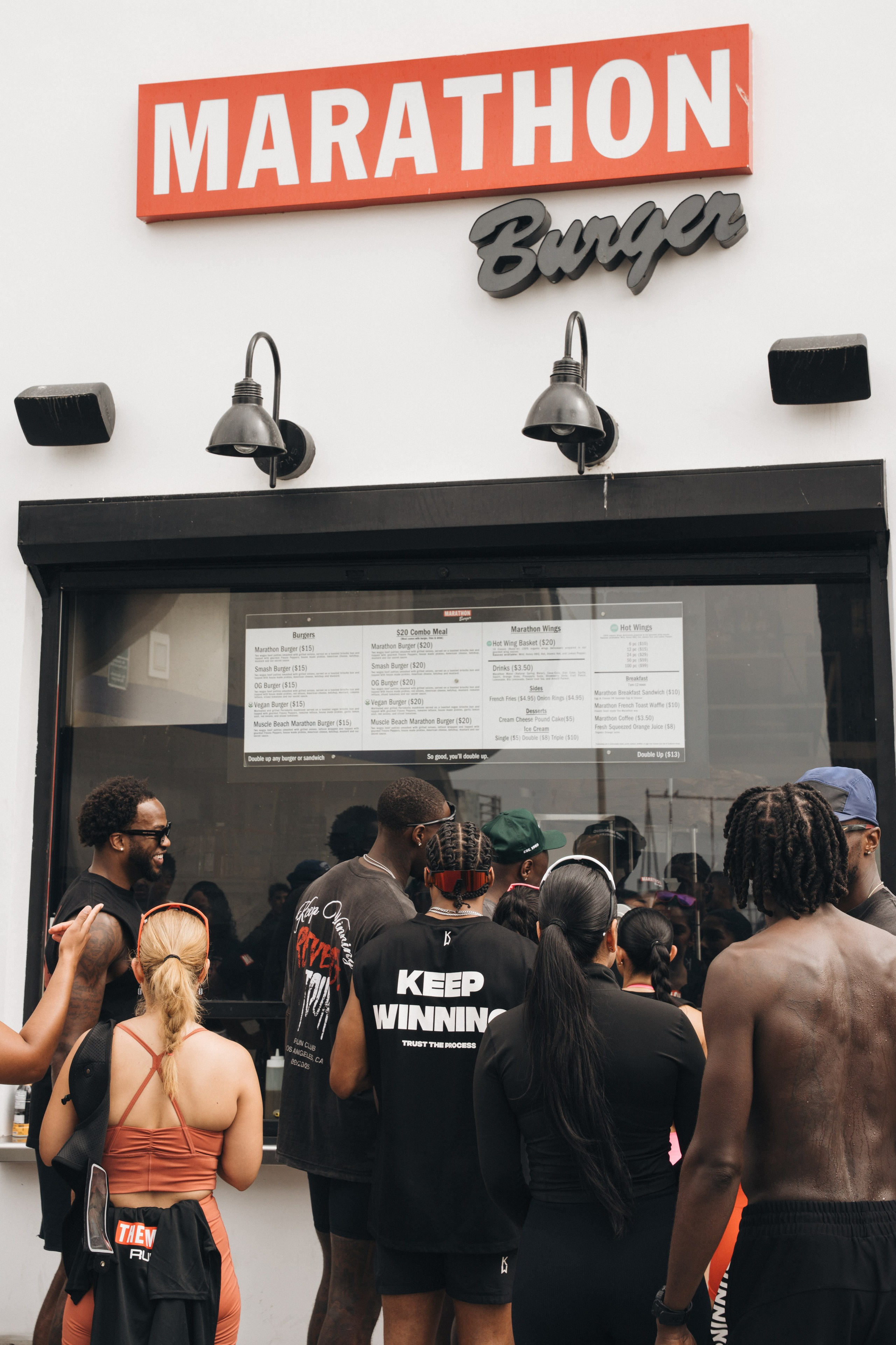 Keep Winning & Revenge Tour Run Club. Santa Monica based photographer Kristina Vasilenko