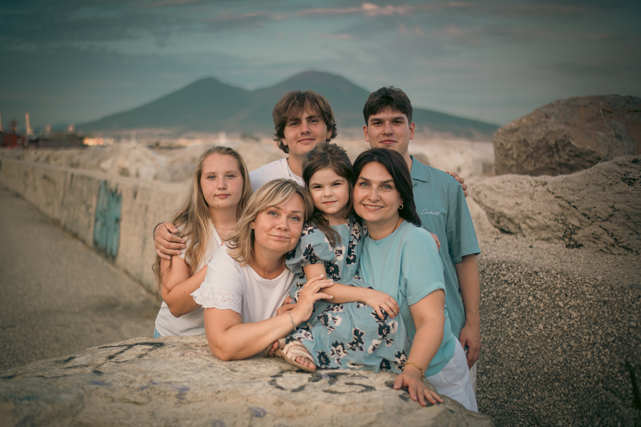 Семейная фотосессия для Катерины. Фотограф в Неаполе