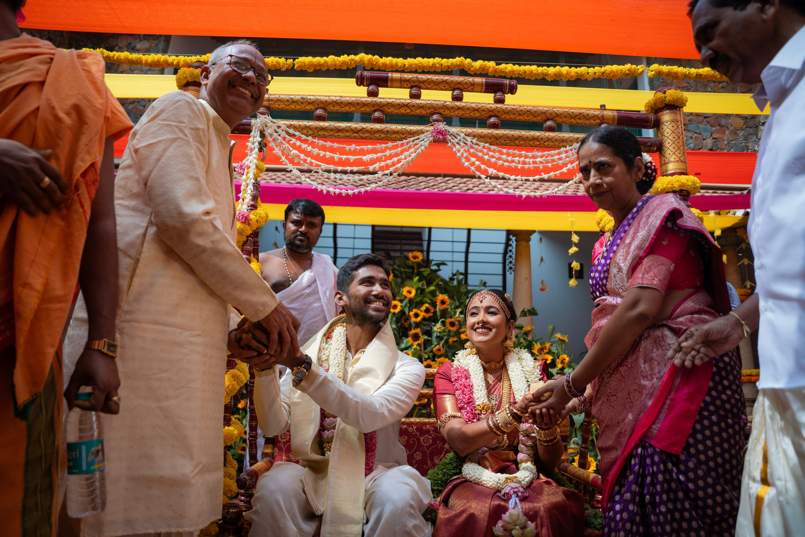 Samyuktha & Manoj, Tamil and Telugu Wedding at Angana Courtyard, Bangalore | Truly Yours