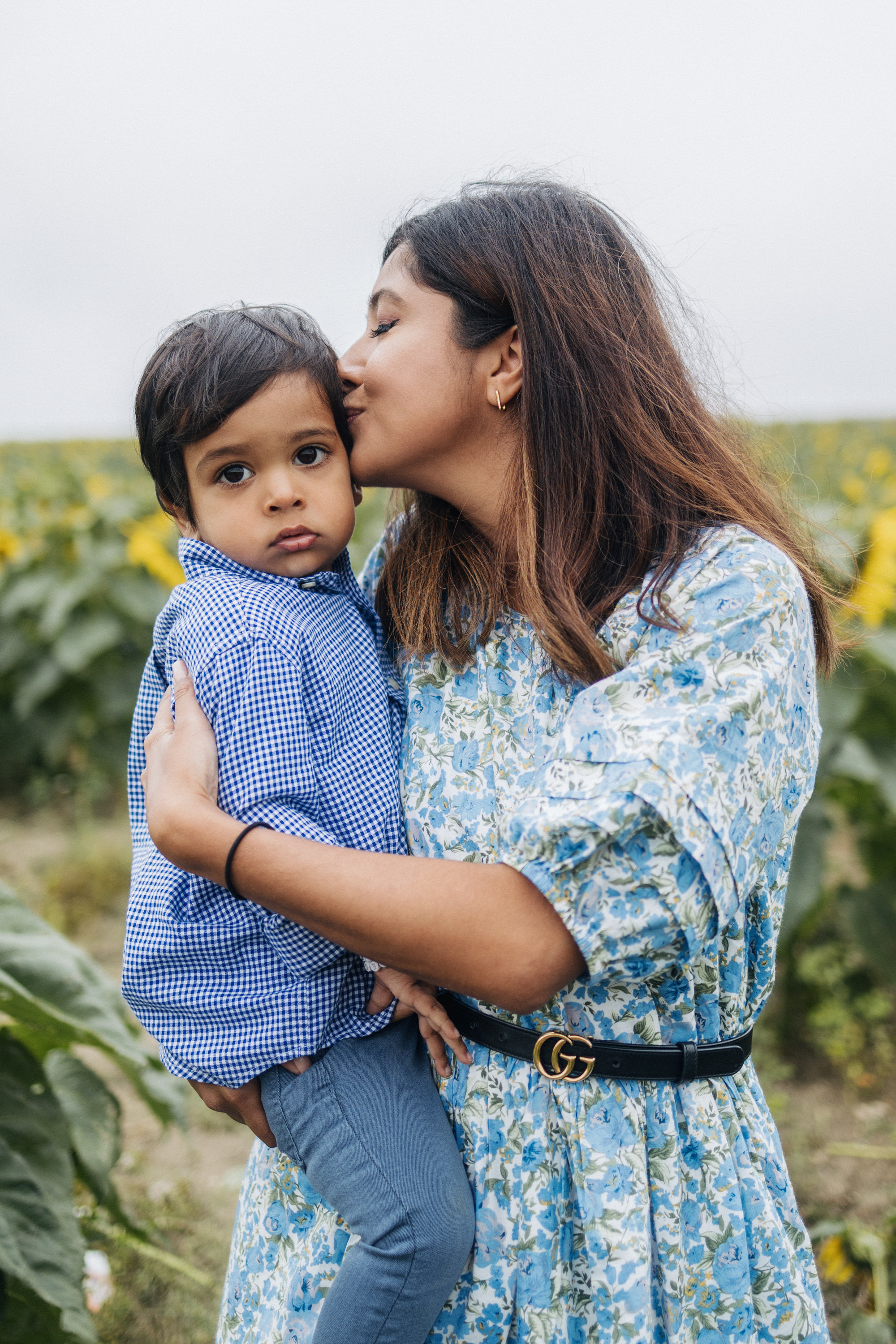 Vie’s family Sunflowers. Newborn and Family Photographer in Bromley, London, Liliya Potekhina
