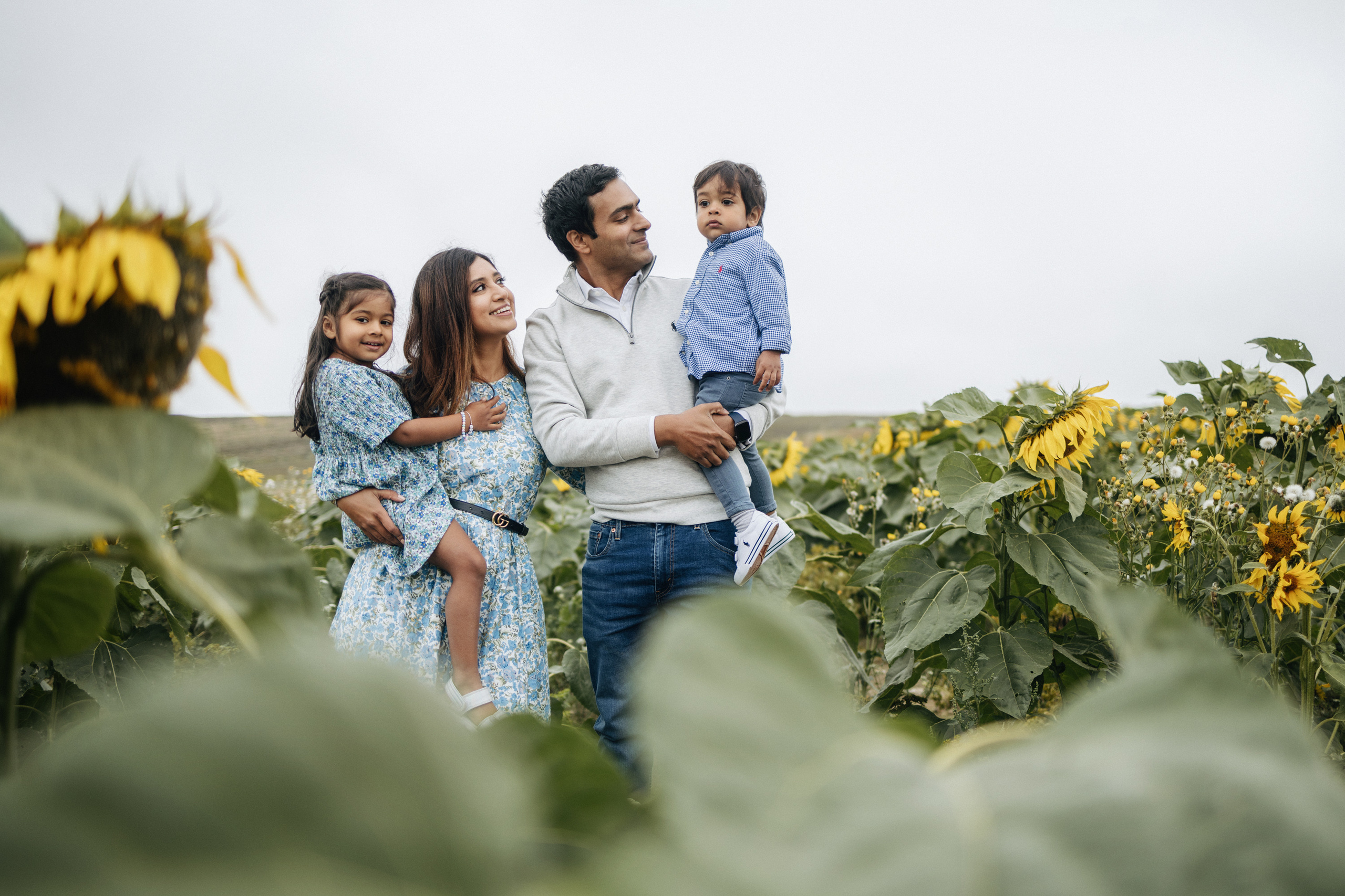 Vie’s family Sunflowers. Newborn and Family Photographer in Bromley, London, Liliya Potekhina