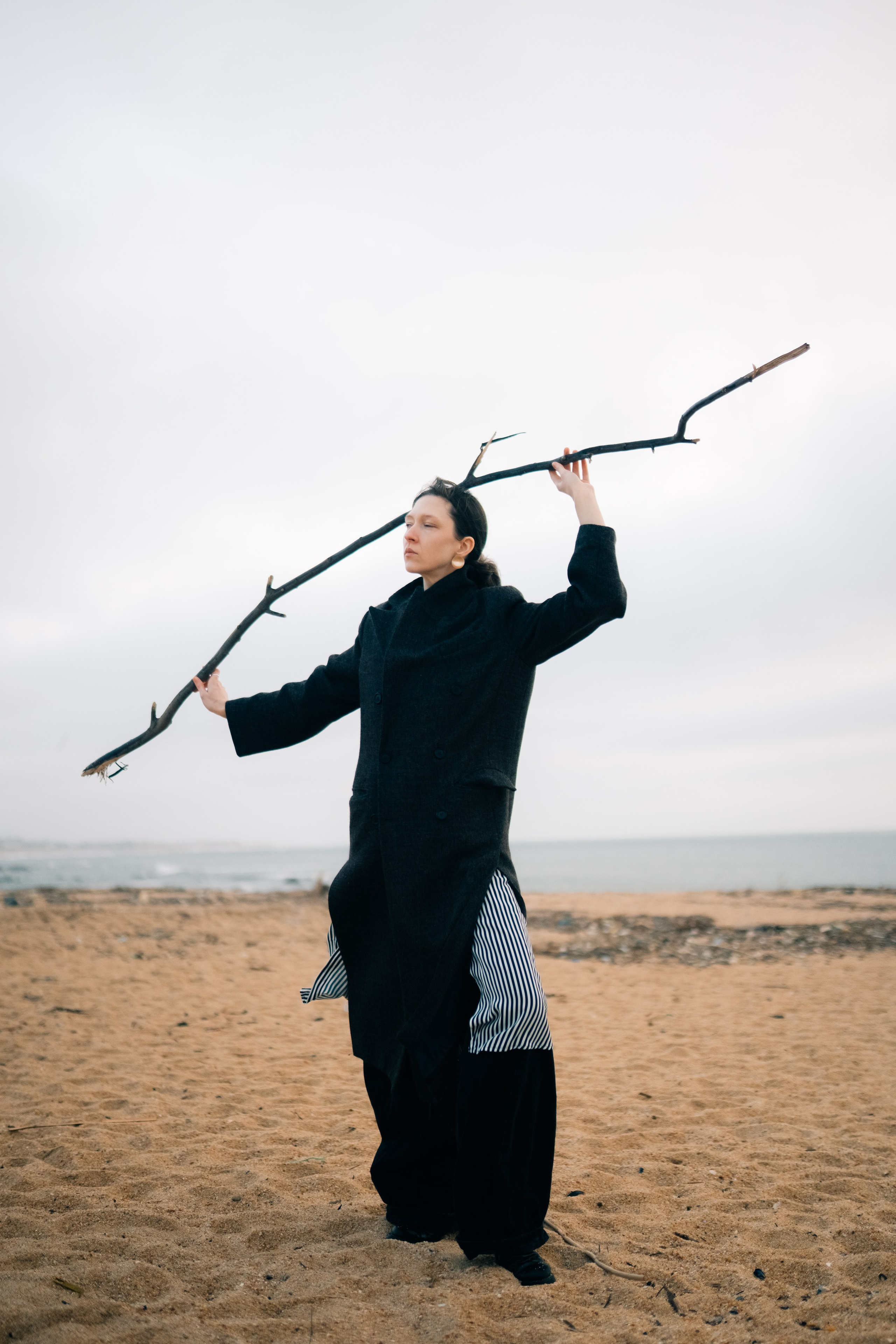 Anna at the sea. Maria Sher. Professional photographer from Porto, Portugal