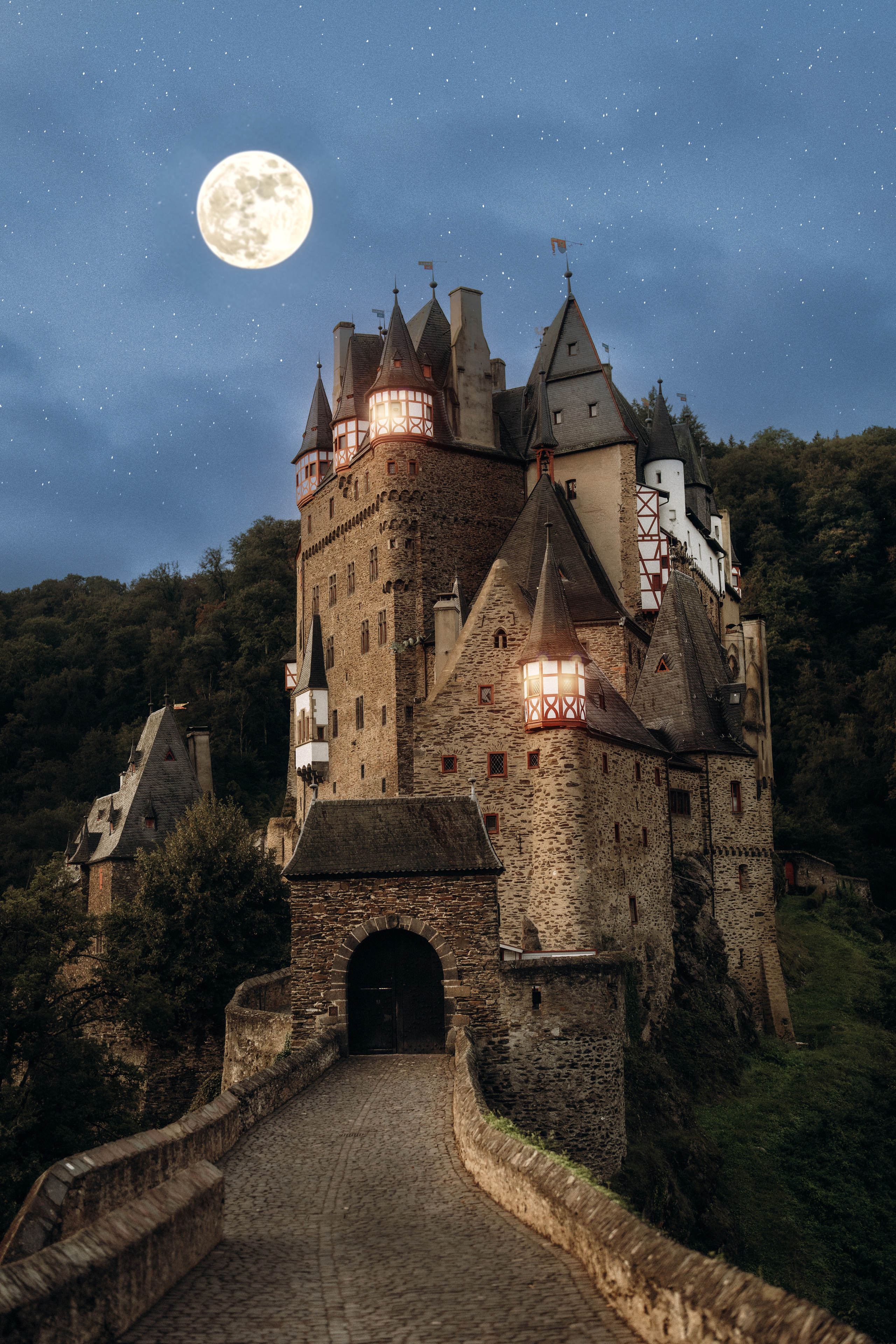 Сказочная фотосессия в замке. Семейный, детский и женский фотограф в Германии, Трире