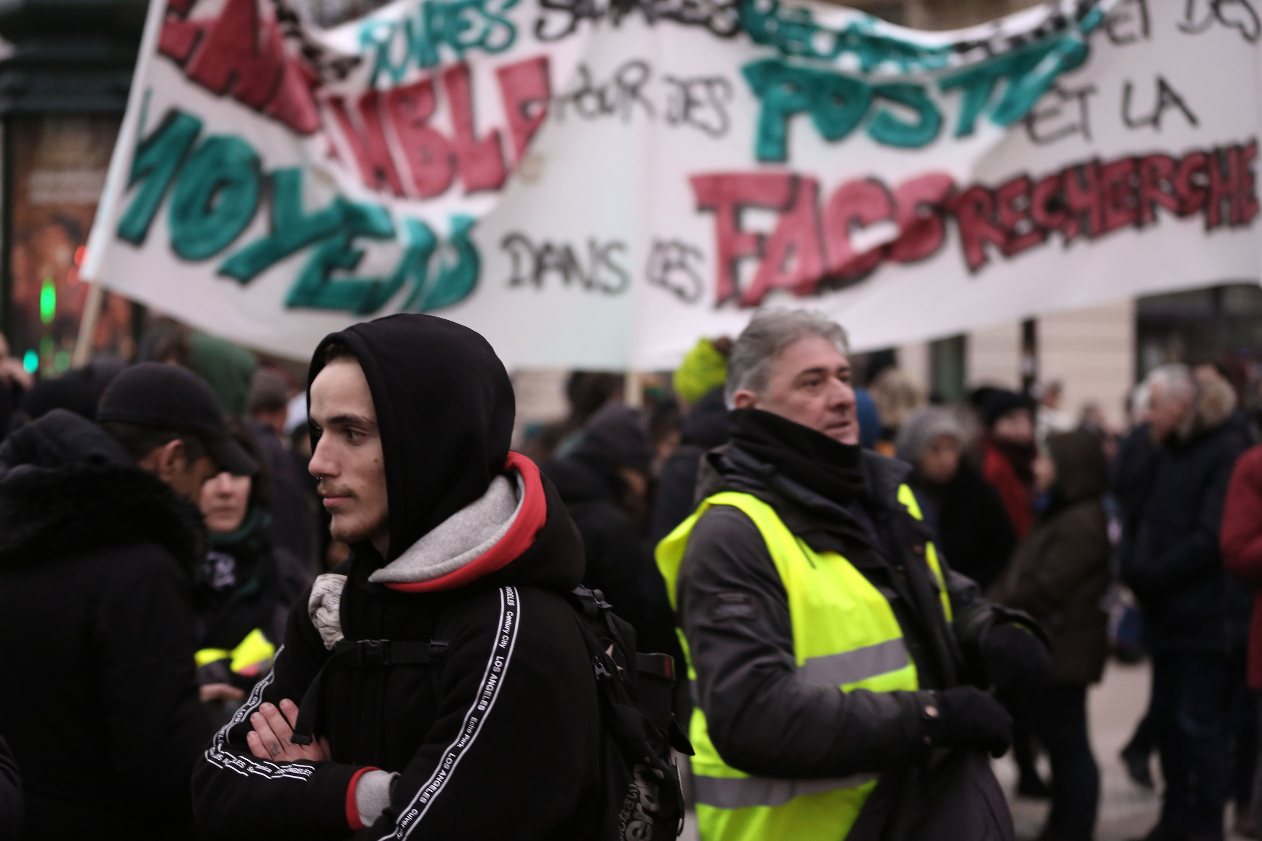 Manifestations contre la loi de la « sécurité globale ». Natalia Bogdanovska. Films et photographie corporate en France