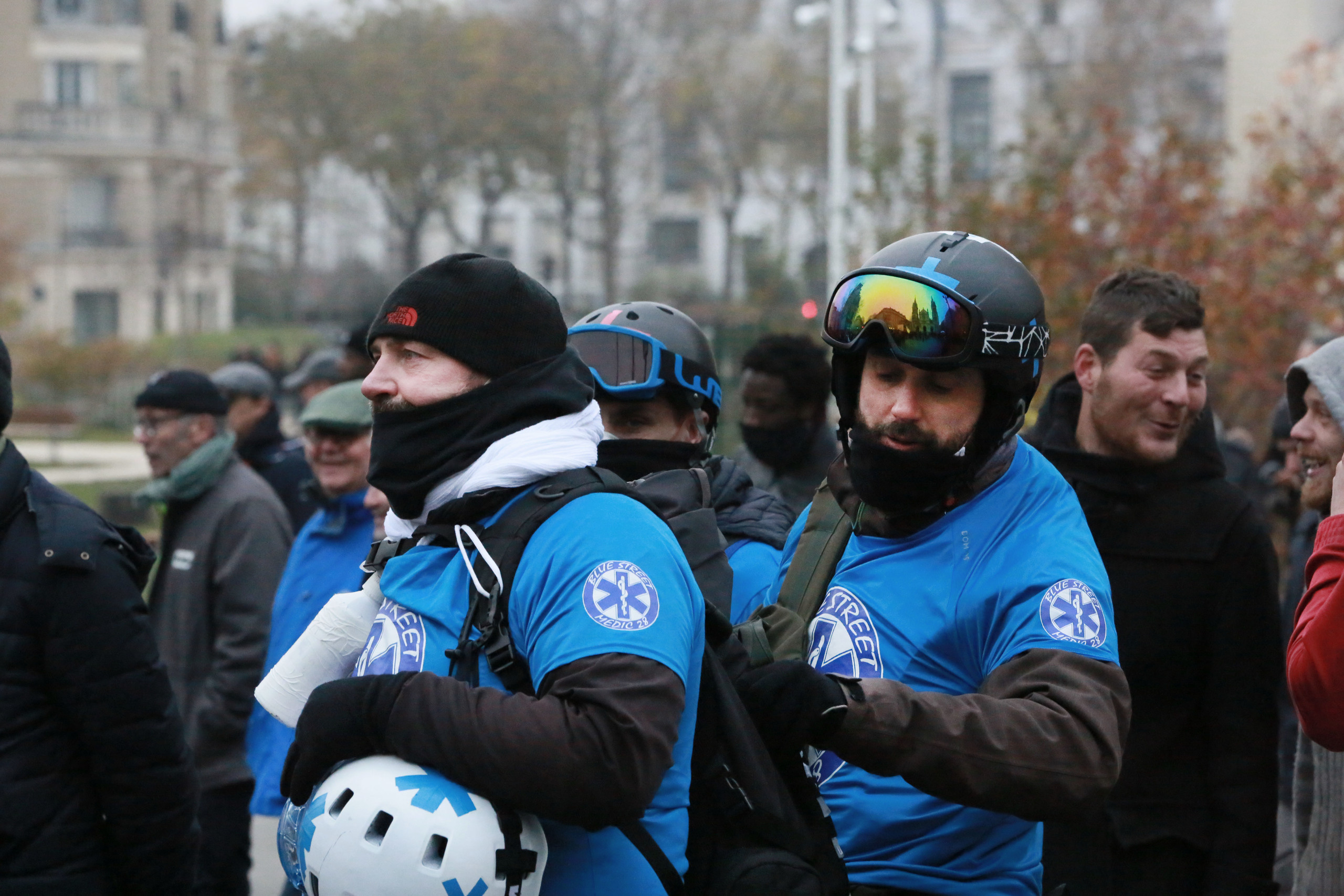 Manifestations contre la loi de la « sécurité globale ». Natalia Bogdanovska. Films et photographie corporate en France