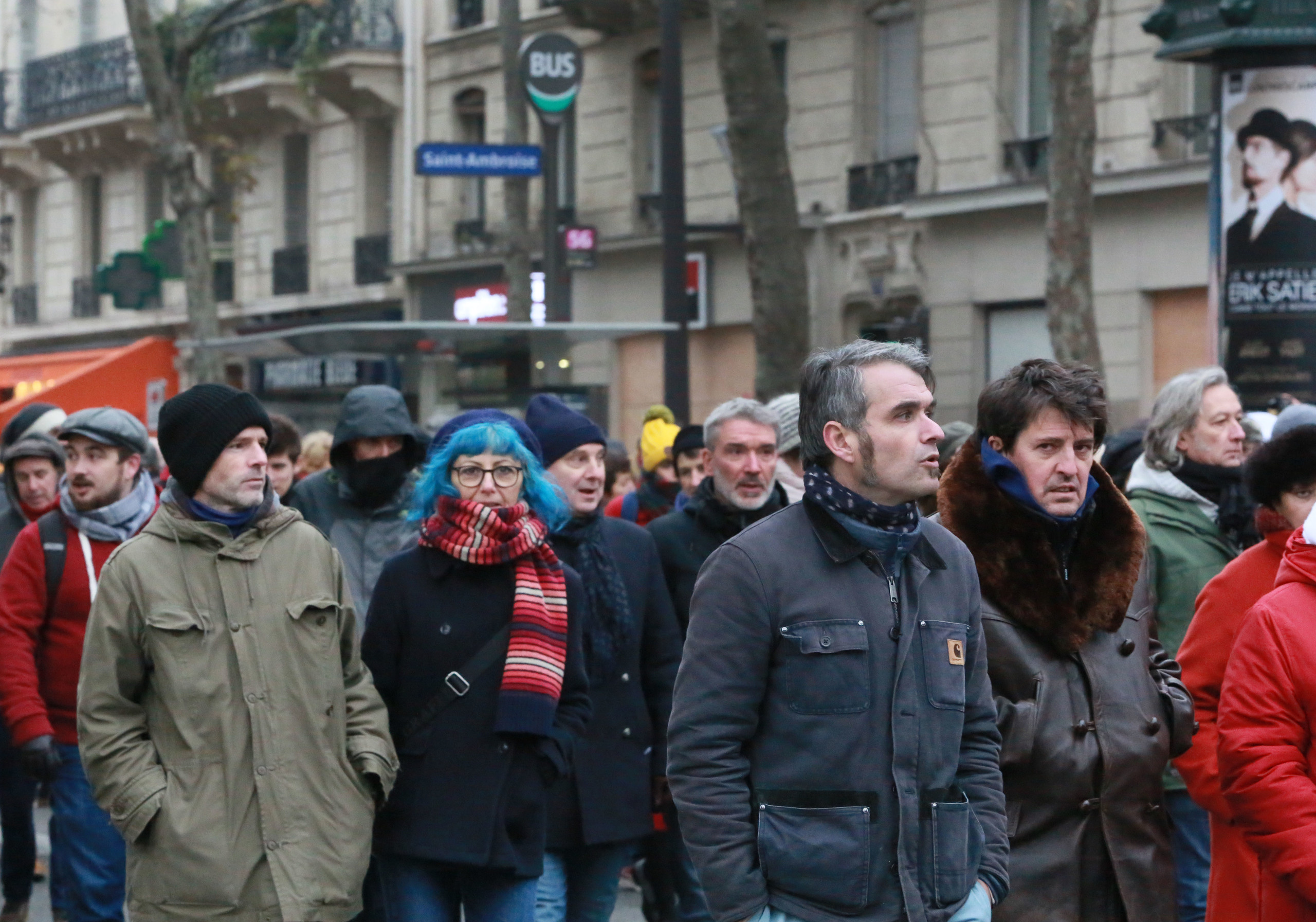 Manifestations contre la loi de la « sécurité globale ». Natalia Bogdanovska. Films et photographie corporate en France