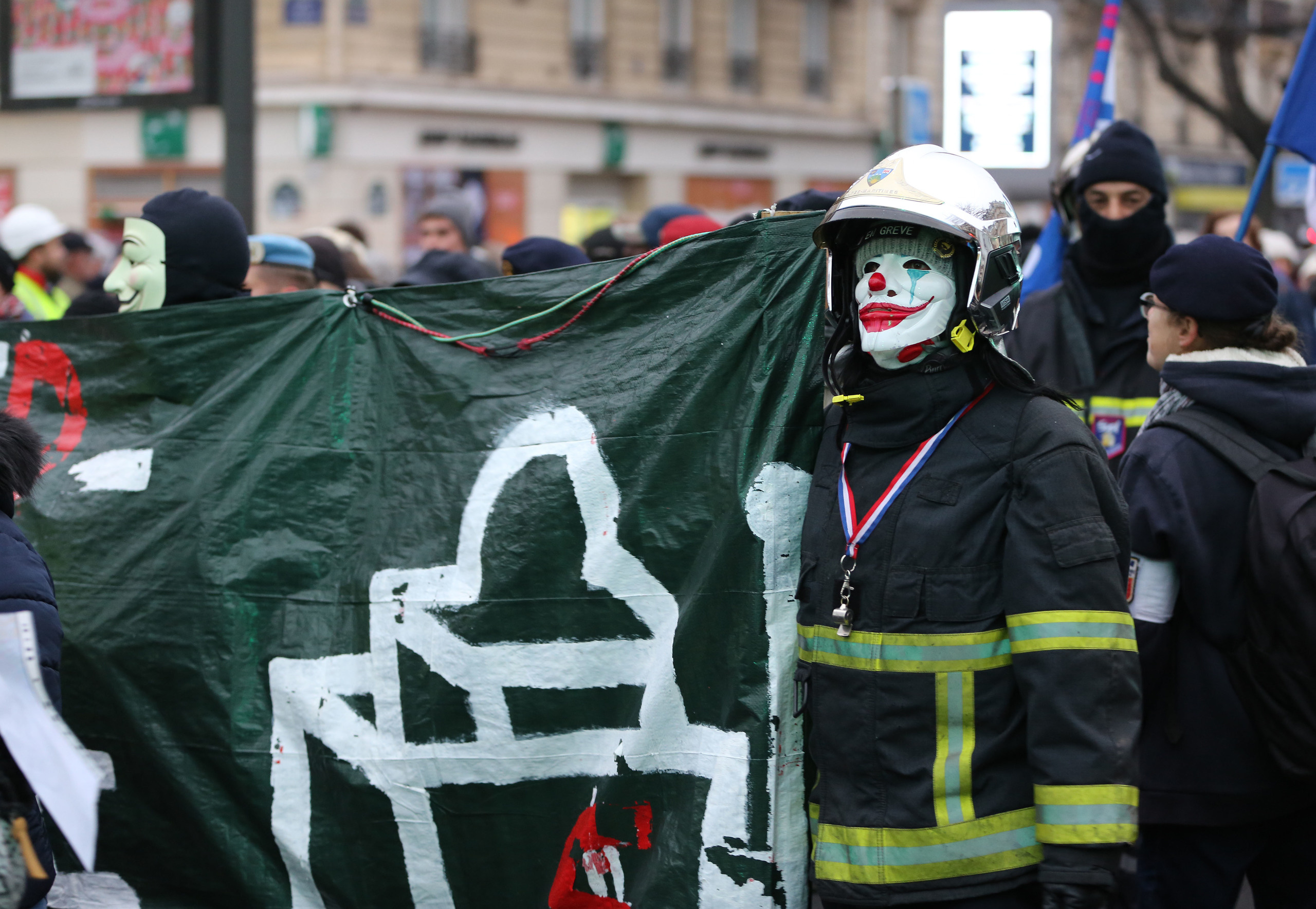 Manifestations contre la loi de la « sécurité globale ». Natalia Bogdanovska. Films et photographie corporate en France
