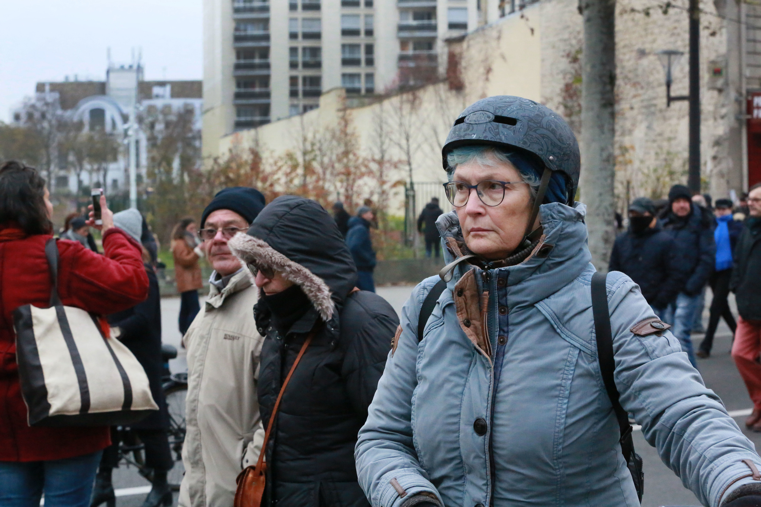 Manifestations contre la loi de la « sécurité globale ». Natalia Bogdanovska. Films et photographie corporate en France