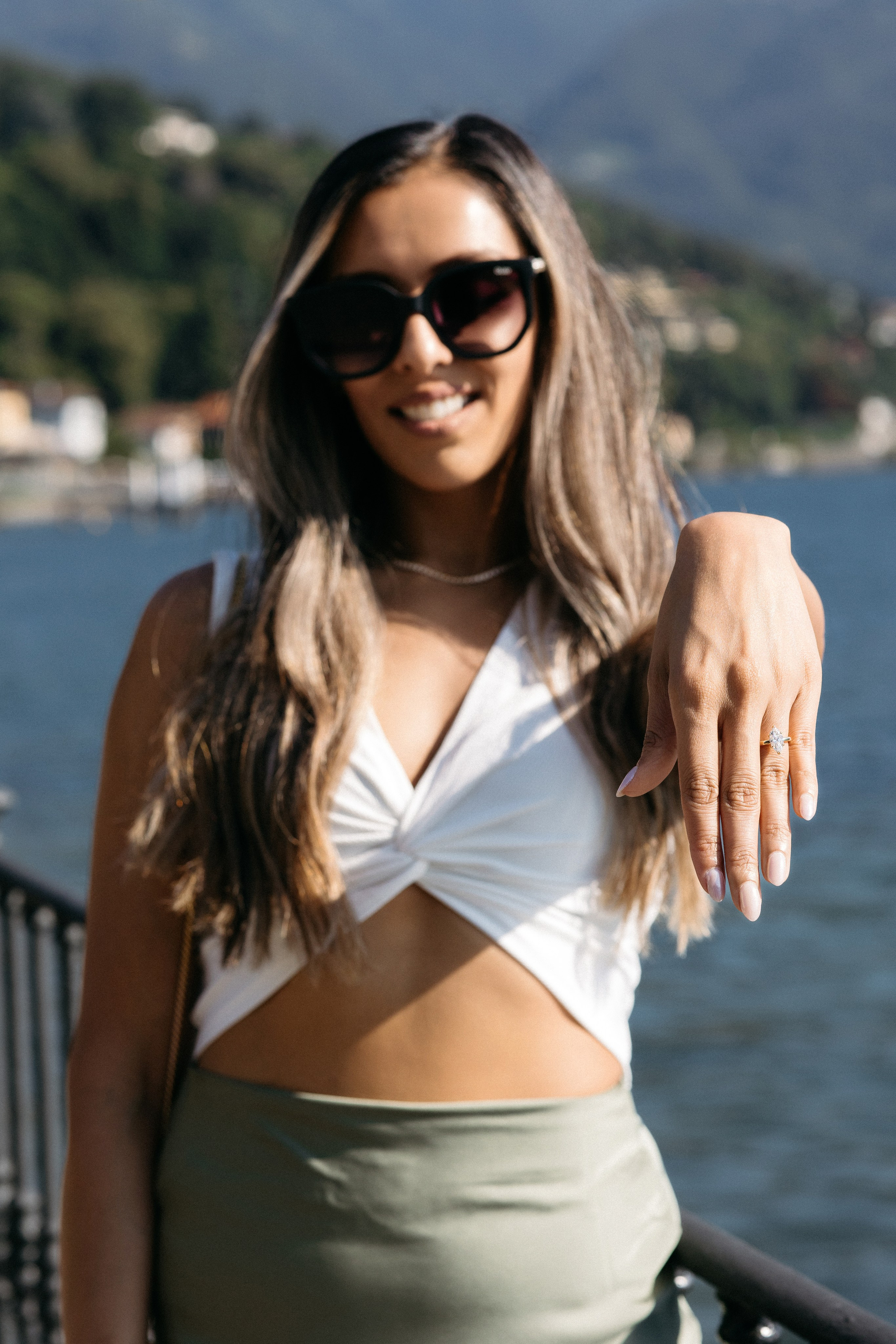 She said yes 💍. Wedding photographer in Italy