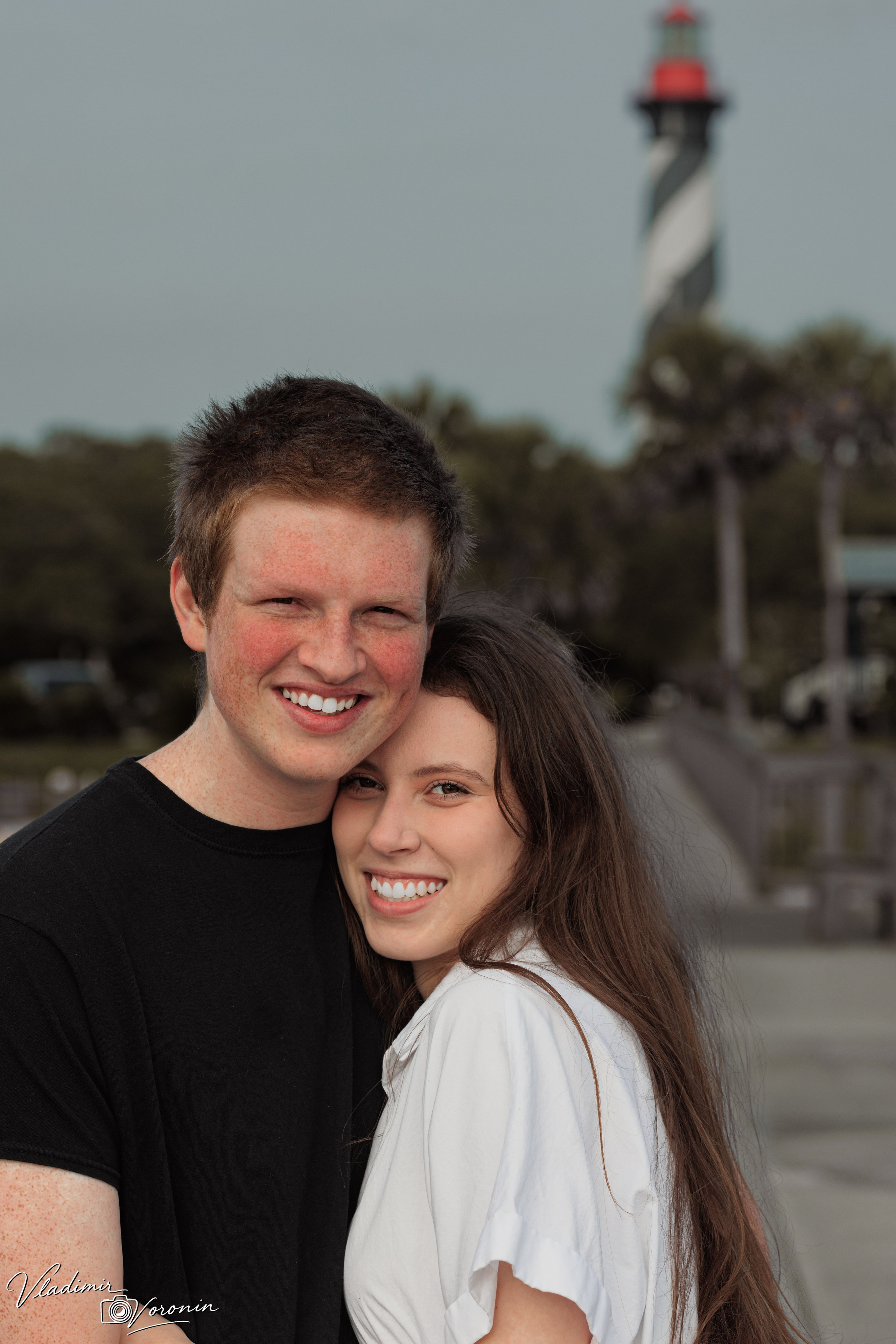 A tender morning by the lighthouse. Photographer St. Augustine