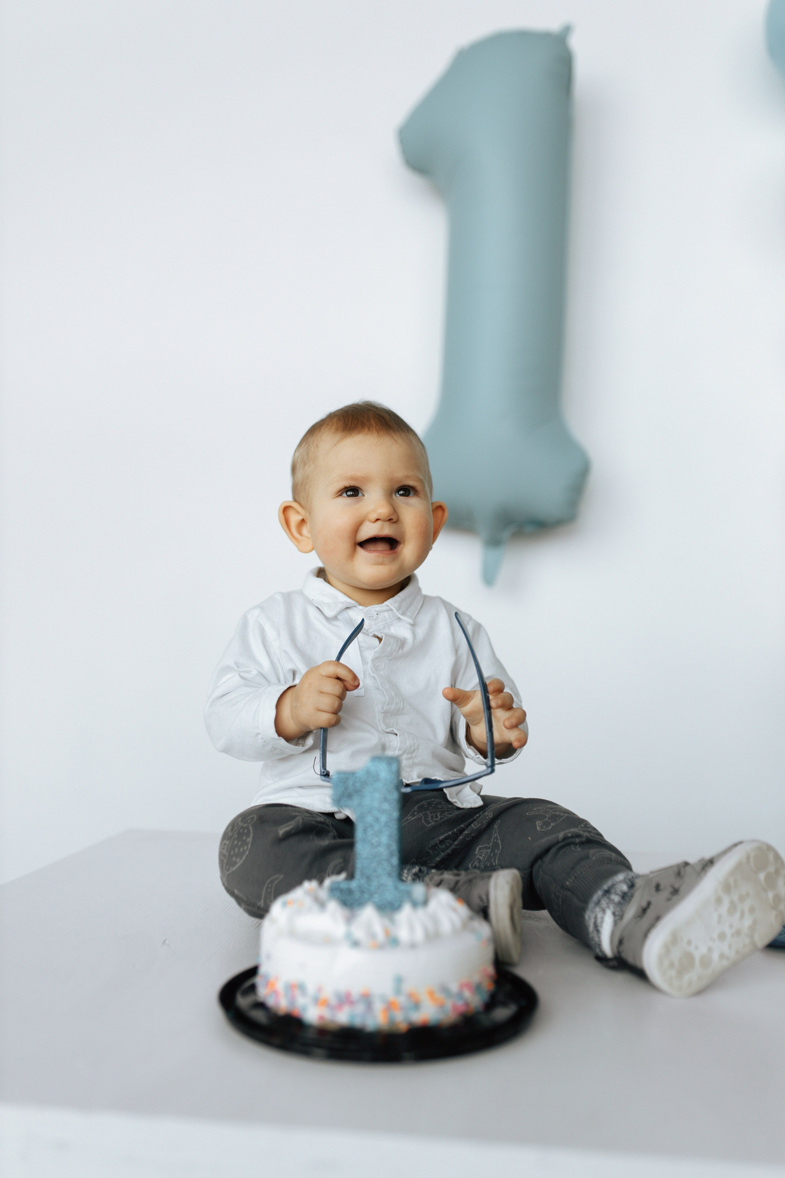 Aleksandr’s first birthday. Home