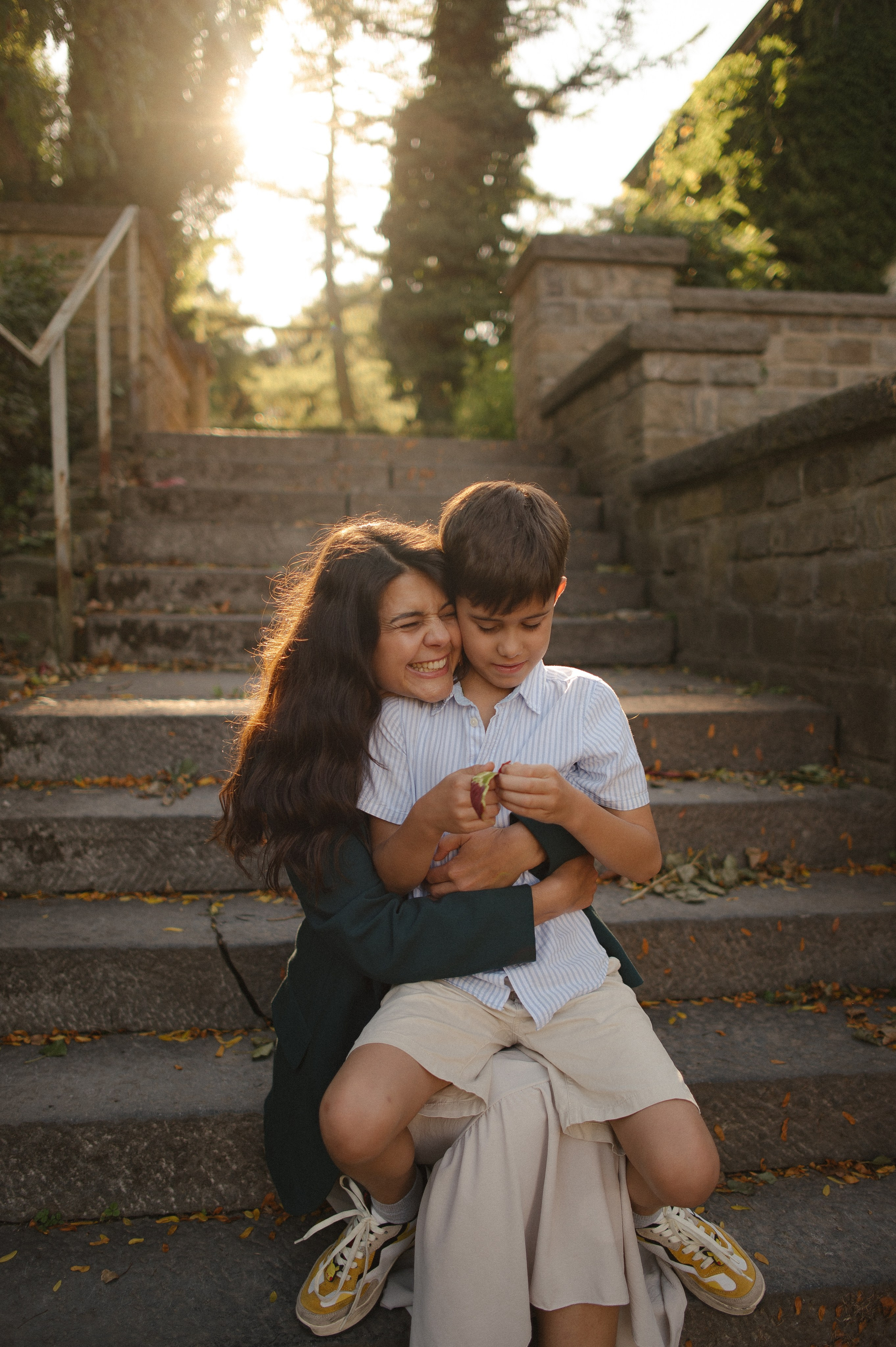 Lena, Andrey i samokat
