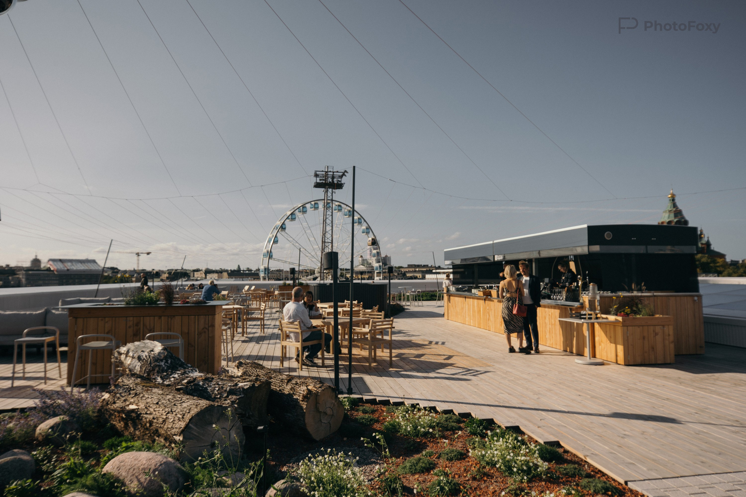 Hotelli Pier 4:n kattoterassi, Sokos. Valokuvaaja Lahti, Helsinki Elena Salonen