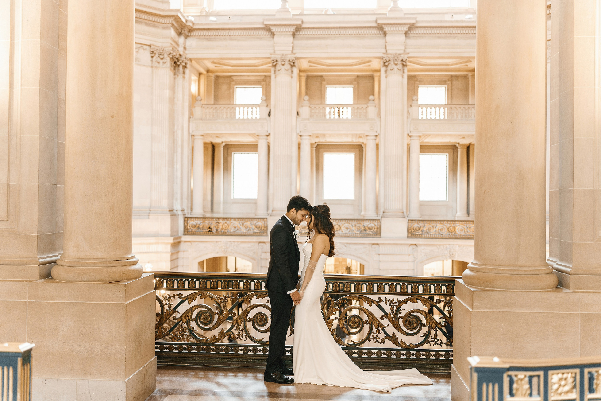 San Francisco City Hall Wedding. Wedding Photography & Videography Team in California, Los Angeles, San Francisco, San Diego and Travel