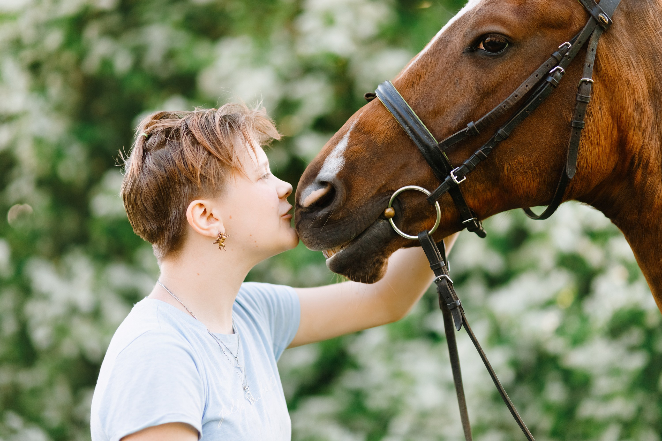 Girls & horses, summer. Kaja | fotograf psów we Wrocławiu