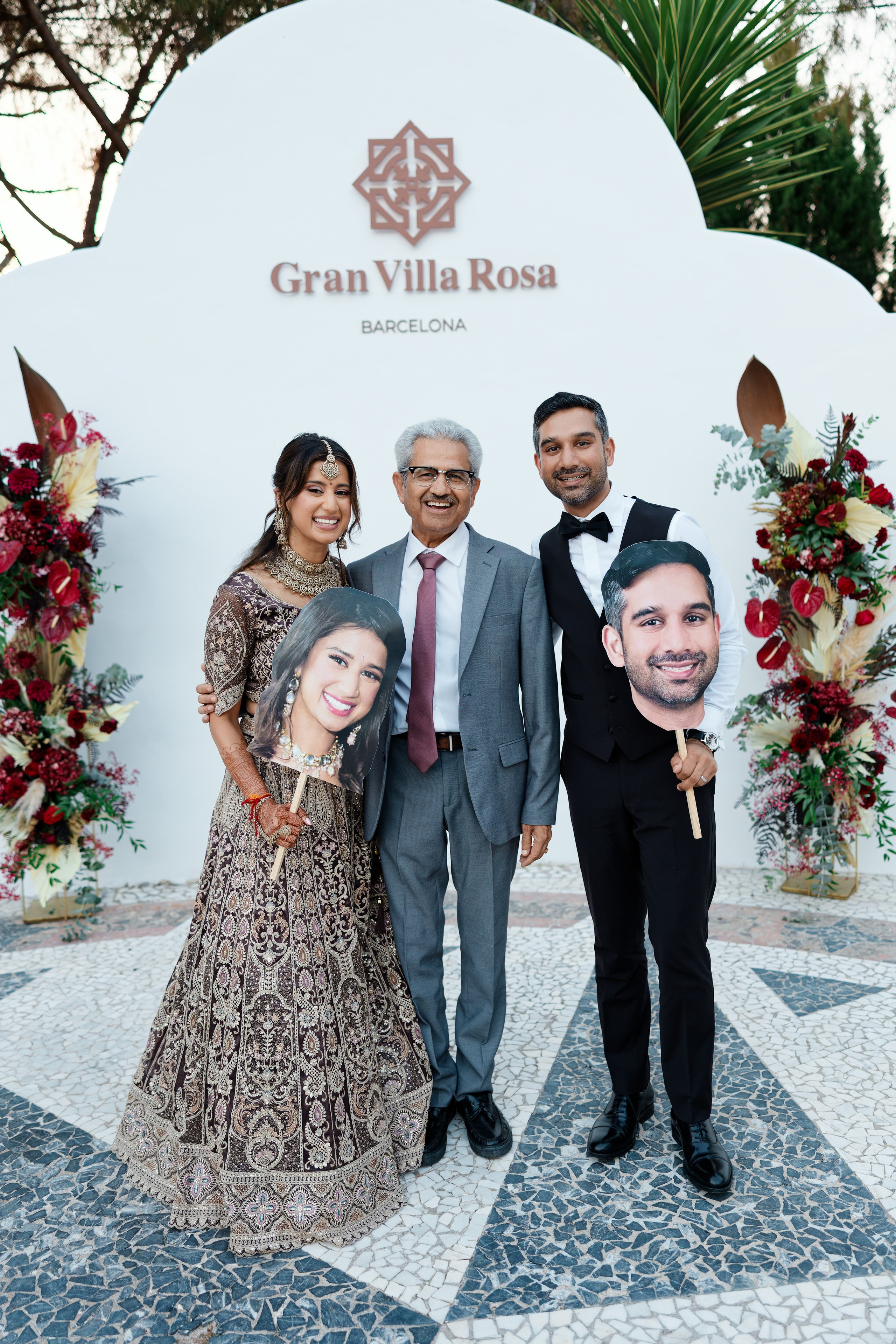 Indian wedding at Gran Villa Rosa, Barcelona
