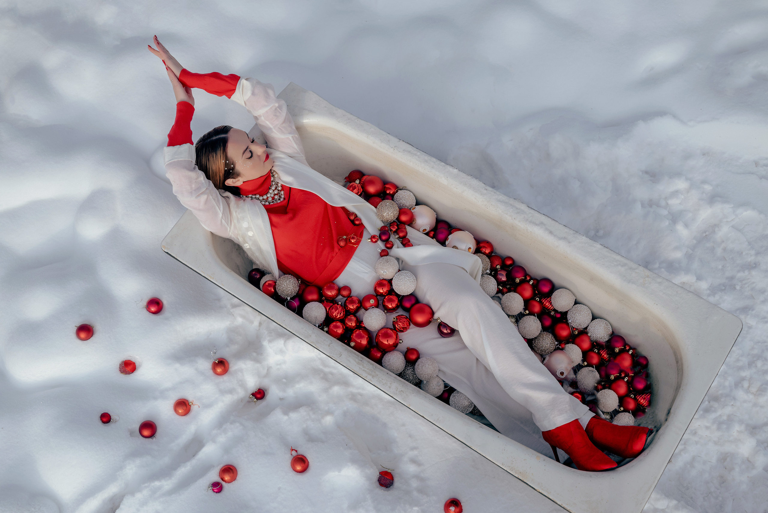 Christmas bath. Ваш фотограф в Латгалии — Александра Юхневича!