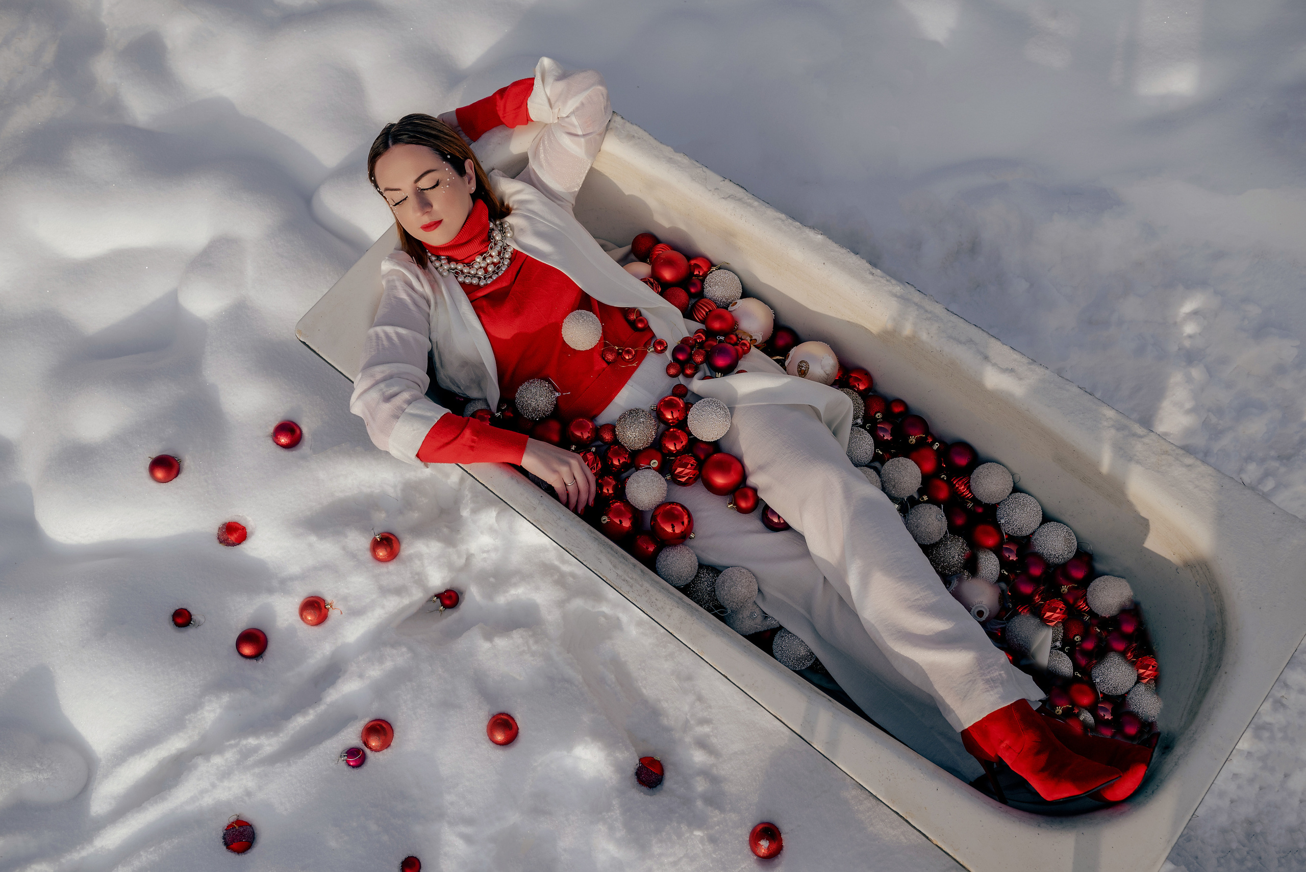 Christmas bath. Ваш фотограф в Латгалии — Александра Юхневича!