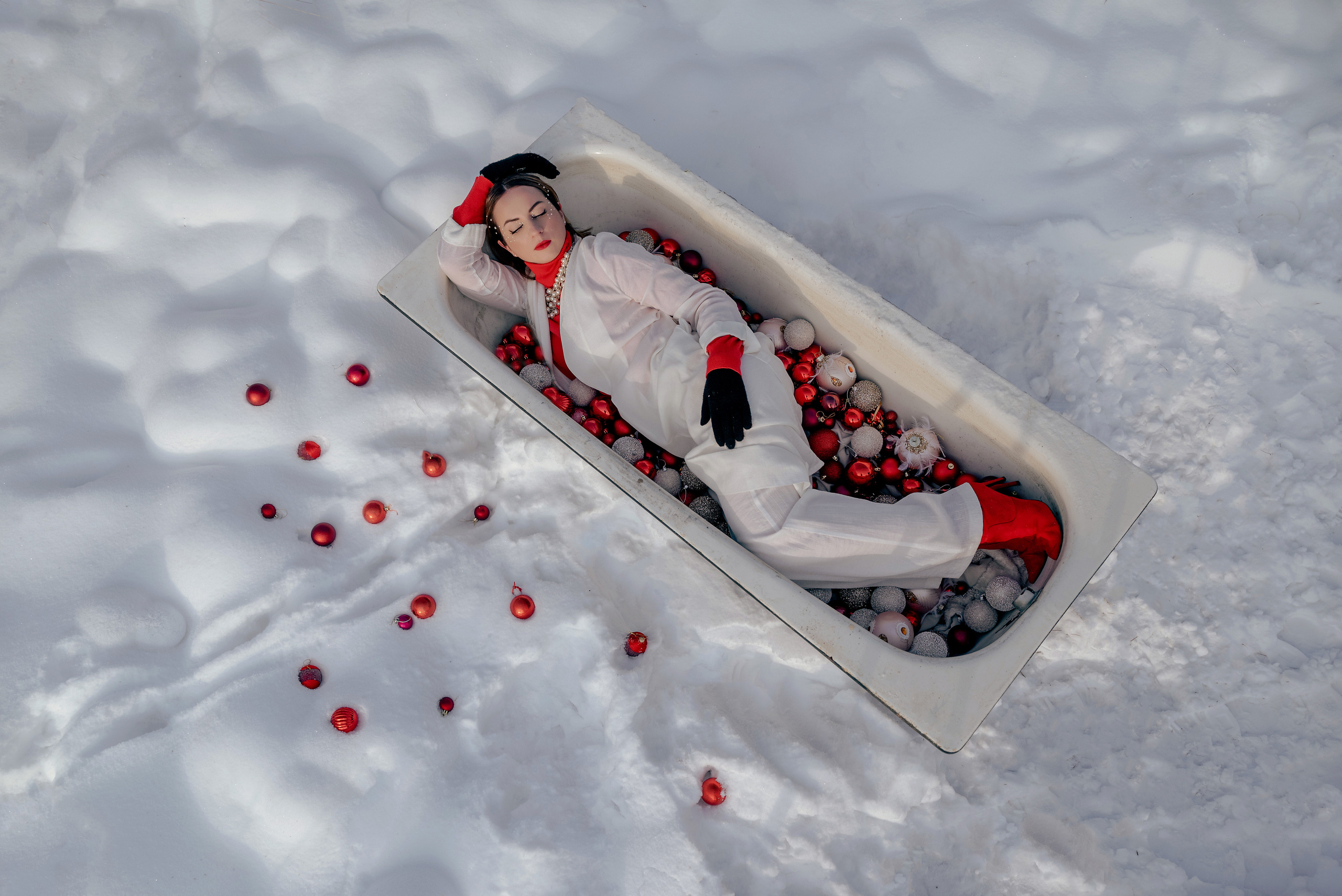 Christmas bath. Ваш фотограф в Латгалии — Александра Юхневича!