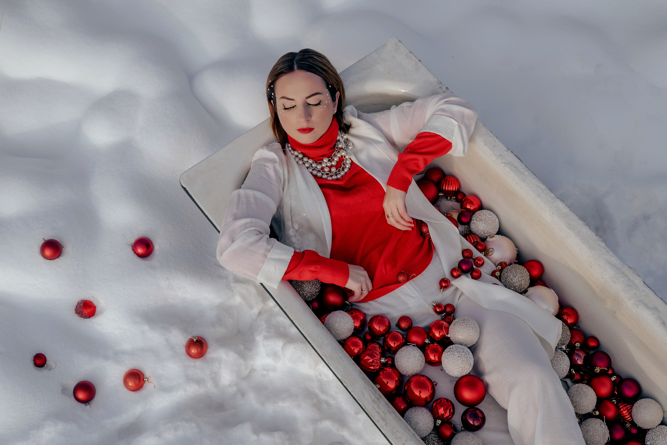 Christmas bath. Ваш фотограф в Латгалии — Александра Юхневича!