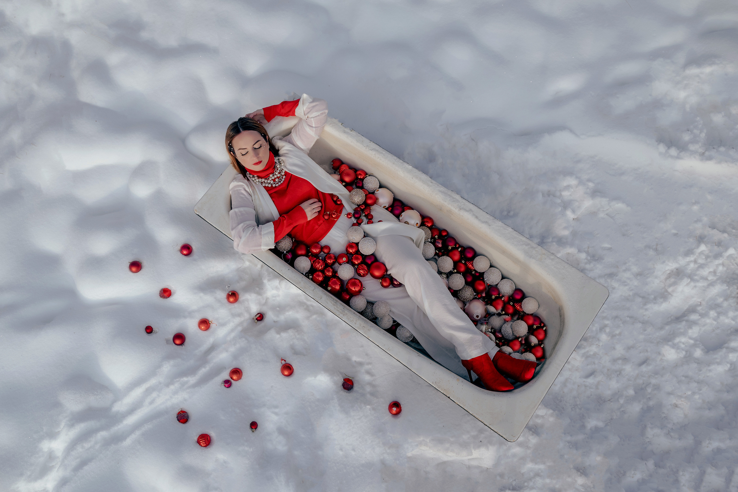 Christmas bath. Ваш фотограф в Латгалии — Александра Юхневича!