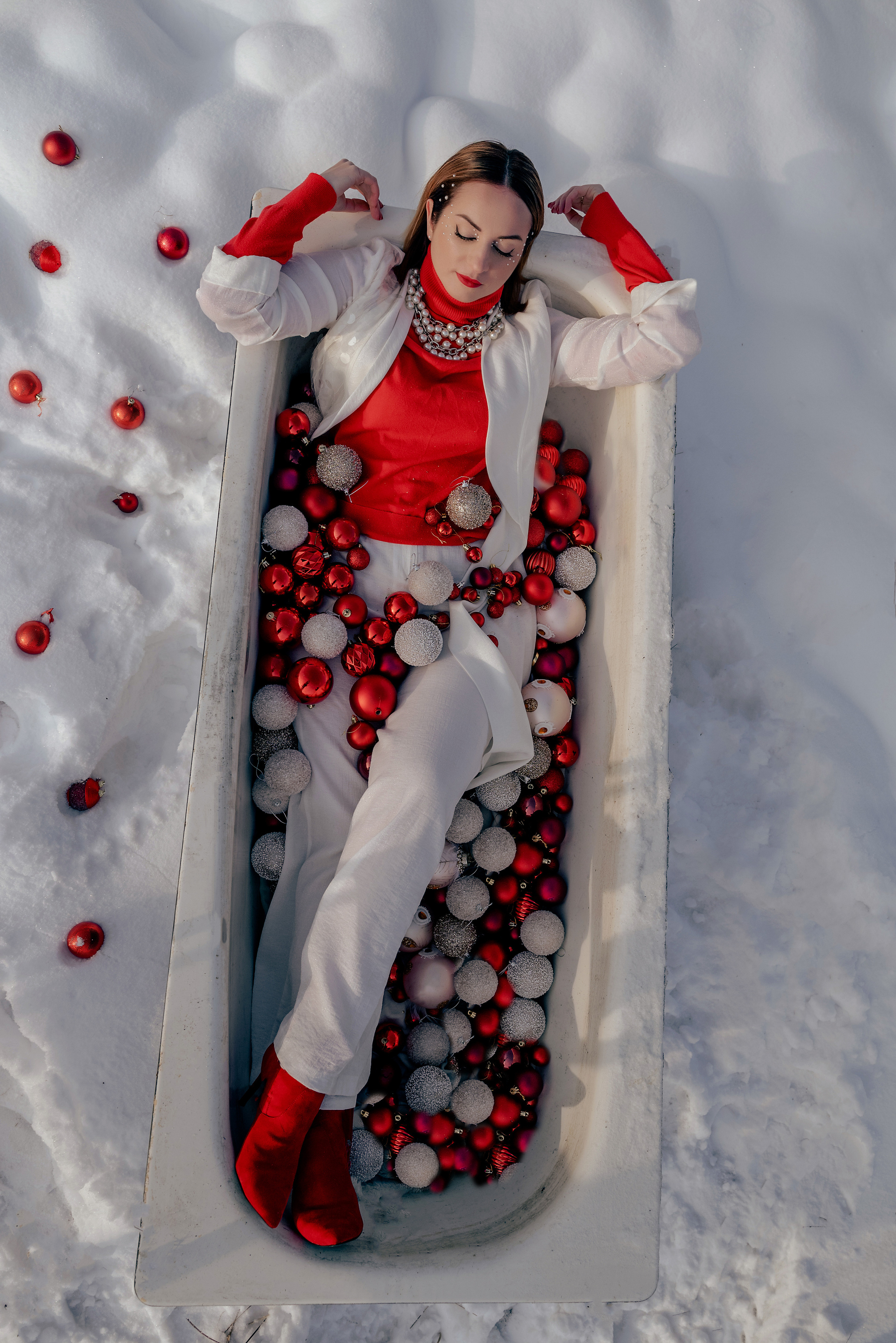 Christmas bath. Ваш фотограф в Латгалии — Александра Юхневича!