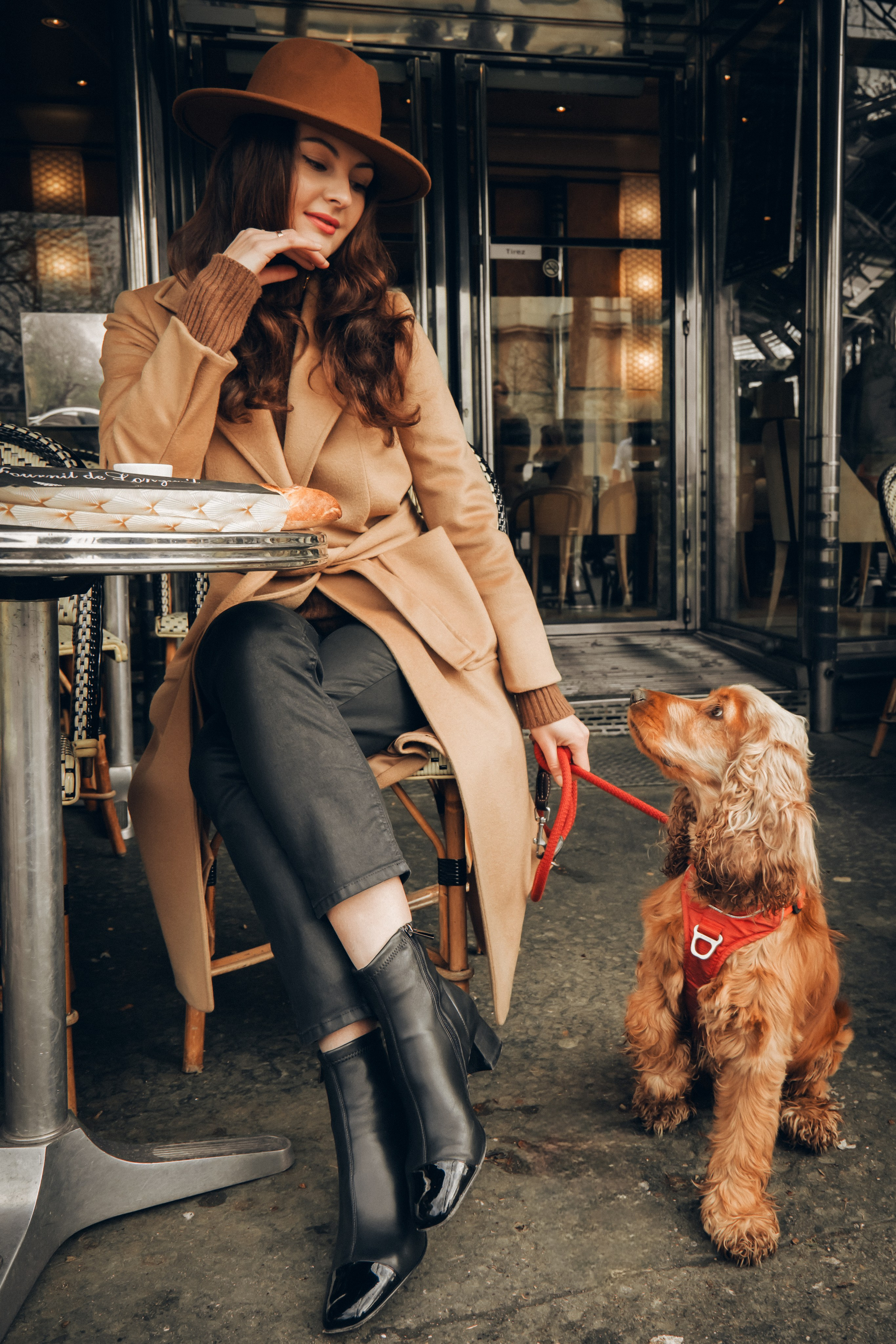 Katerina: Eiffel Tour & terrace in Paris. Photographer in Paris Marina Chaput