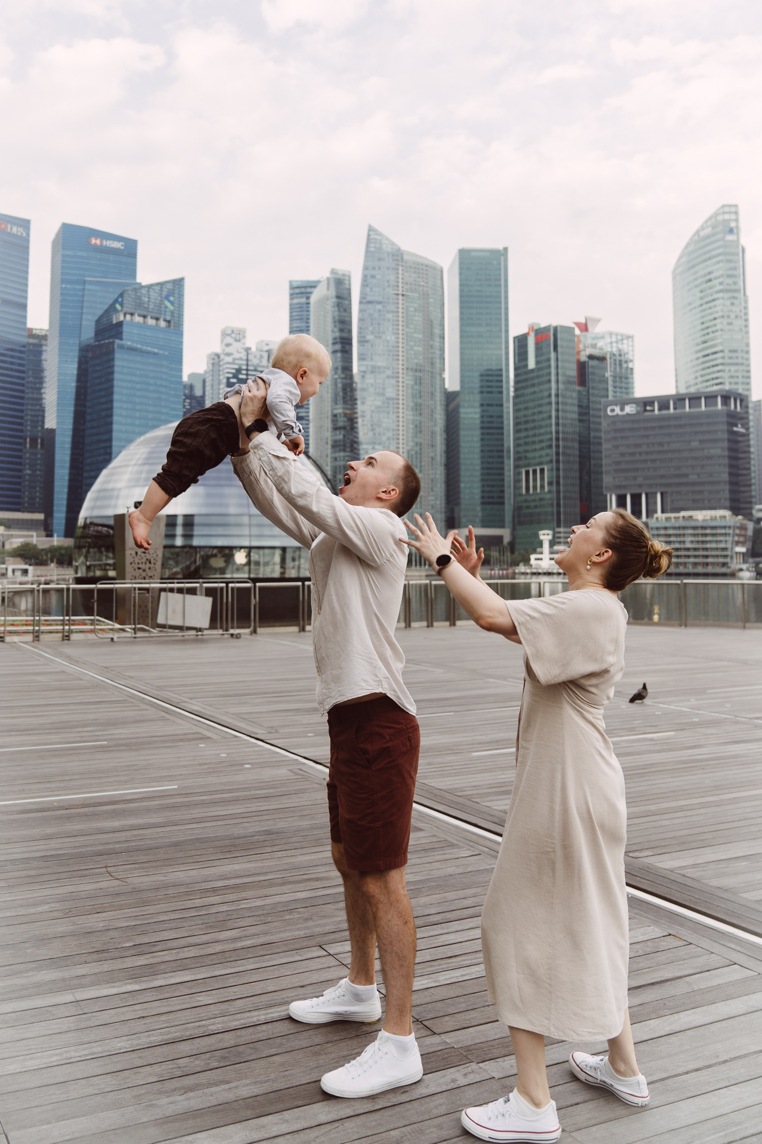 Family. Dasha in Singapore