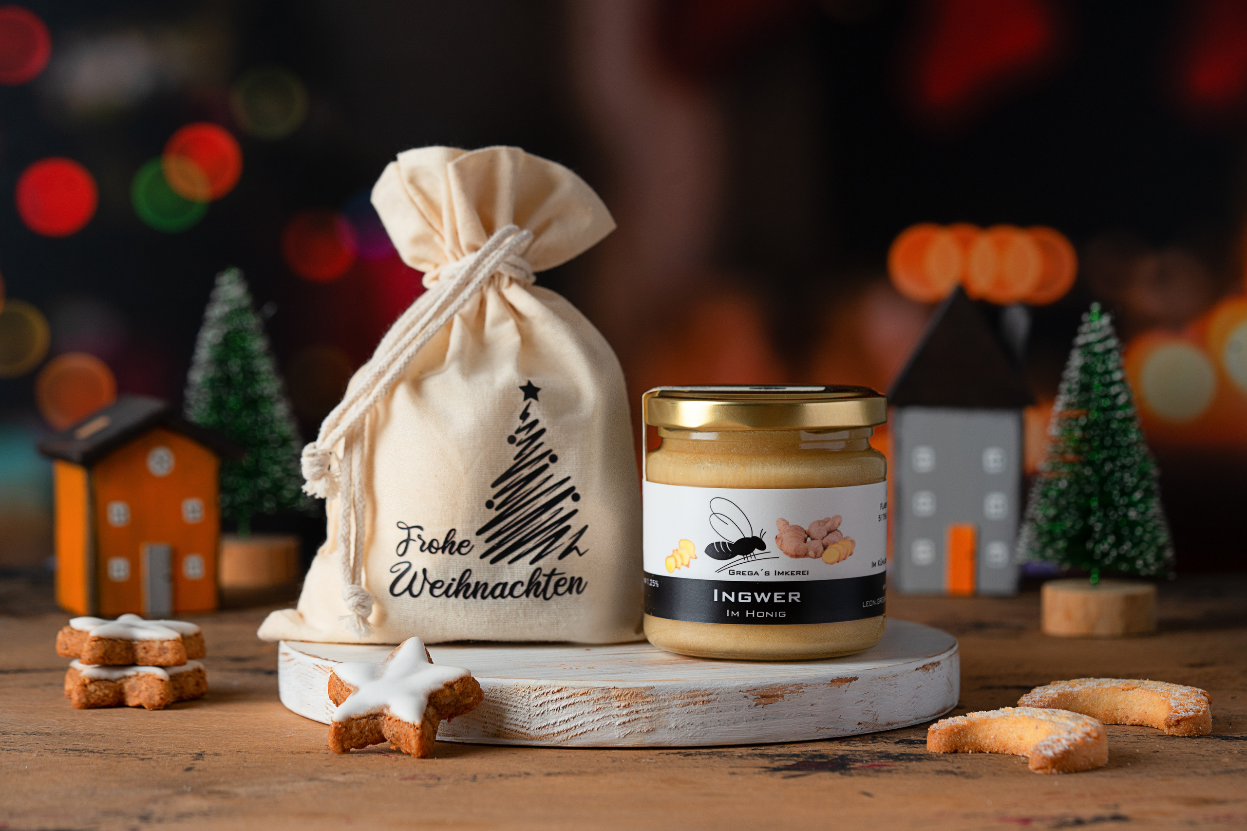 Grega´s Imkerei Weihnachtszeit. Food & Product Fotografie, Content Creation, Natalja Christ Frankfurt