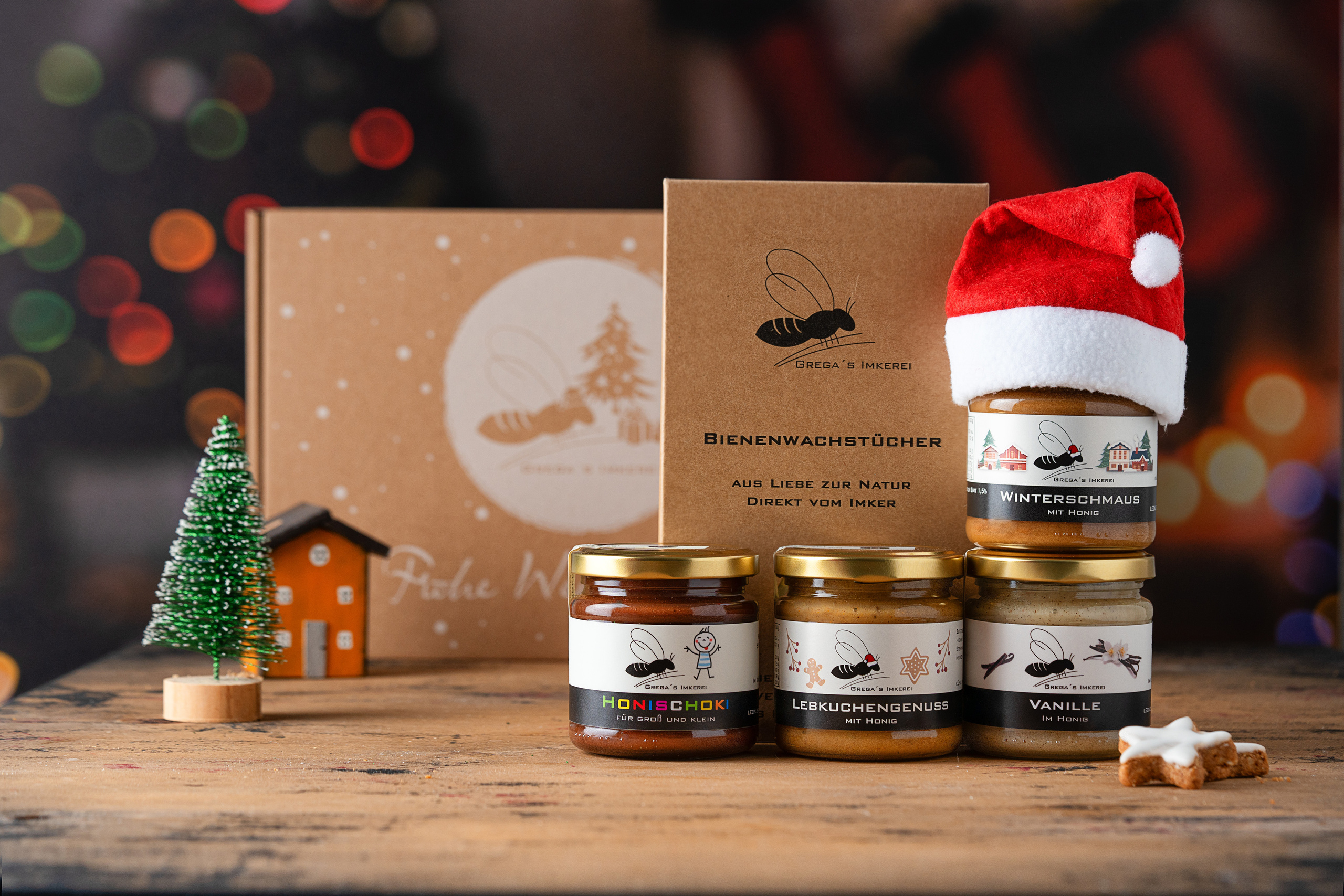 Grega´s Imkerei Weihnachtszeit. Food & Product Fotografie, Content Creation, Natalja Christ Frankfurt