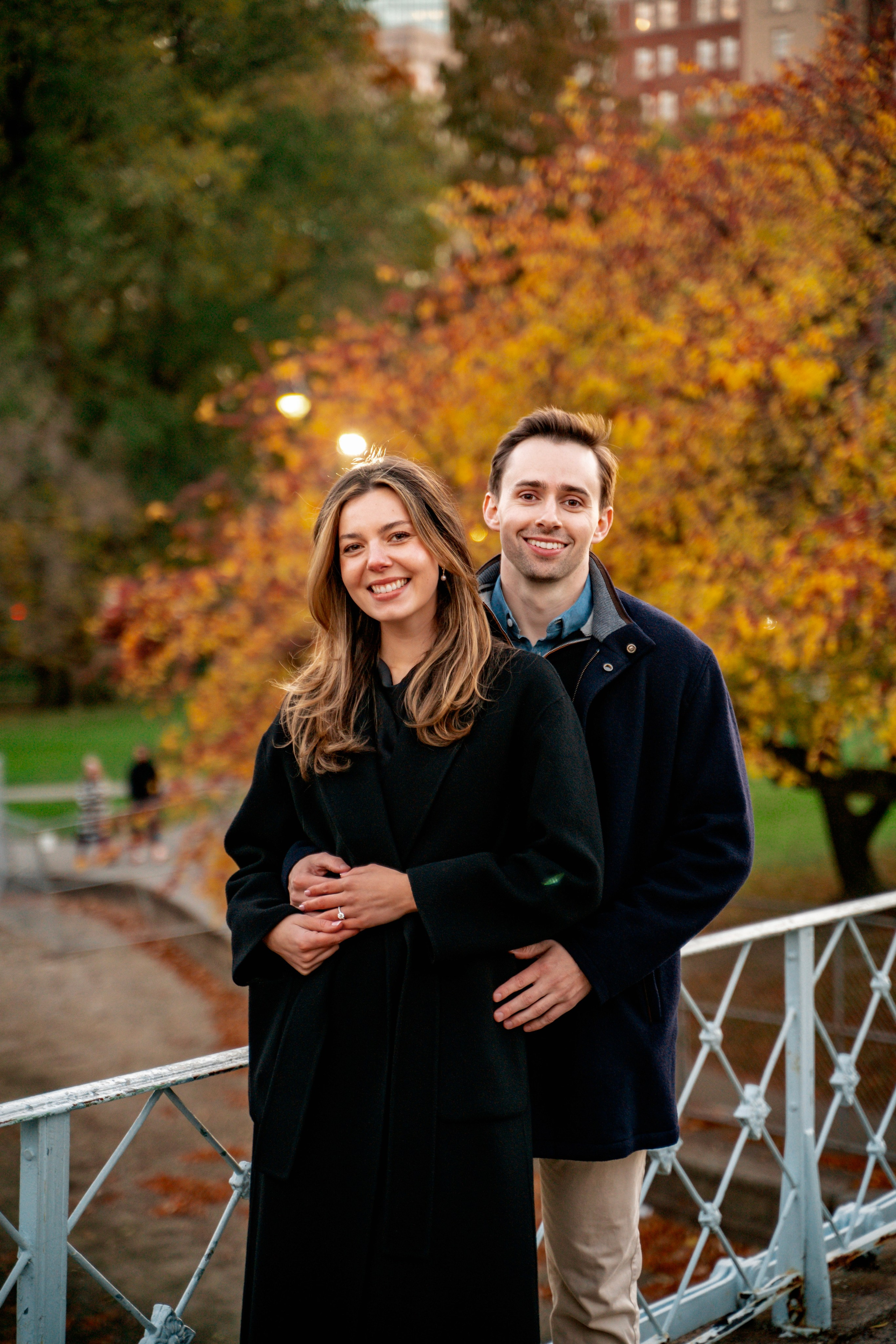 Ryan and Monica at Boston Public Garden. Stefanovich Photography | Boston, MA