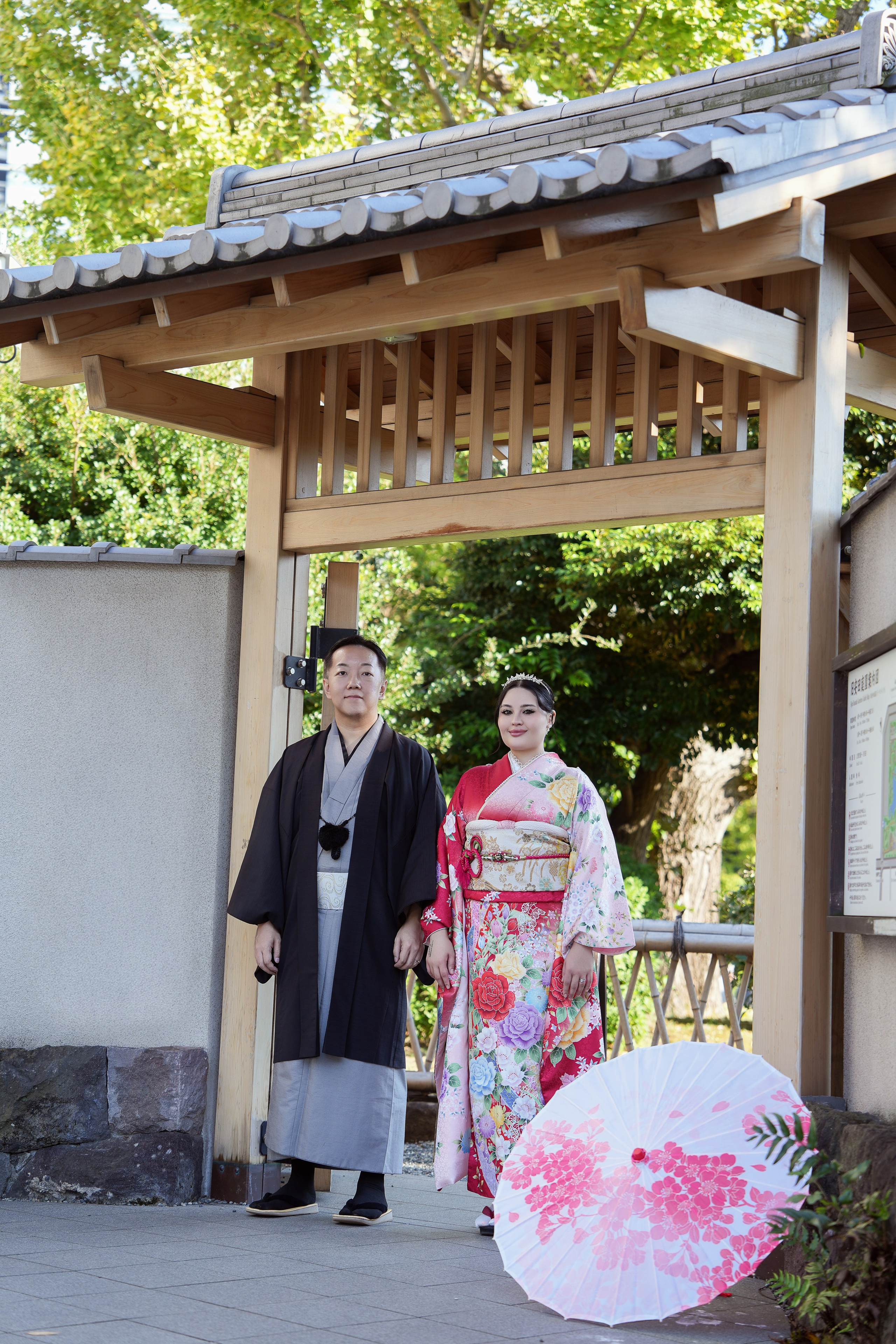 Съёмка в кимоно в Токио. Фотограф в Токио Япония