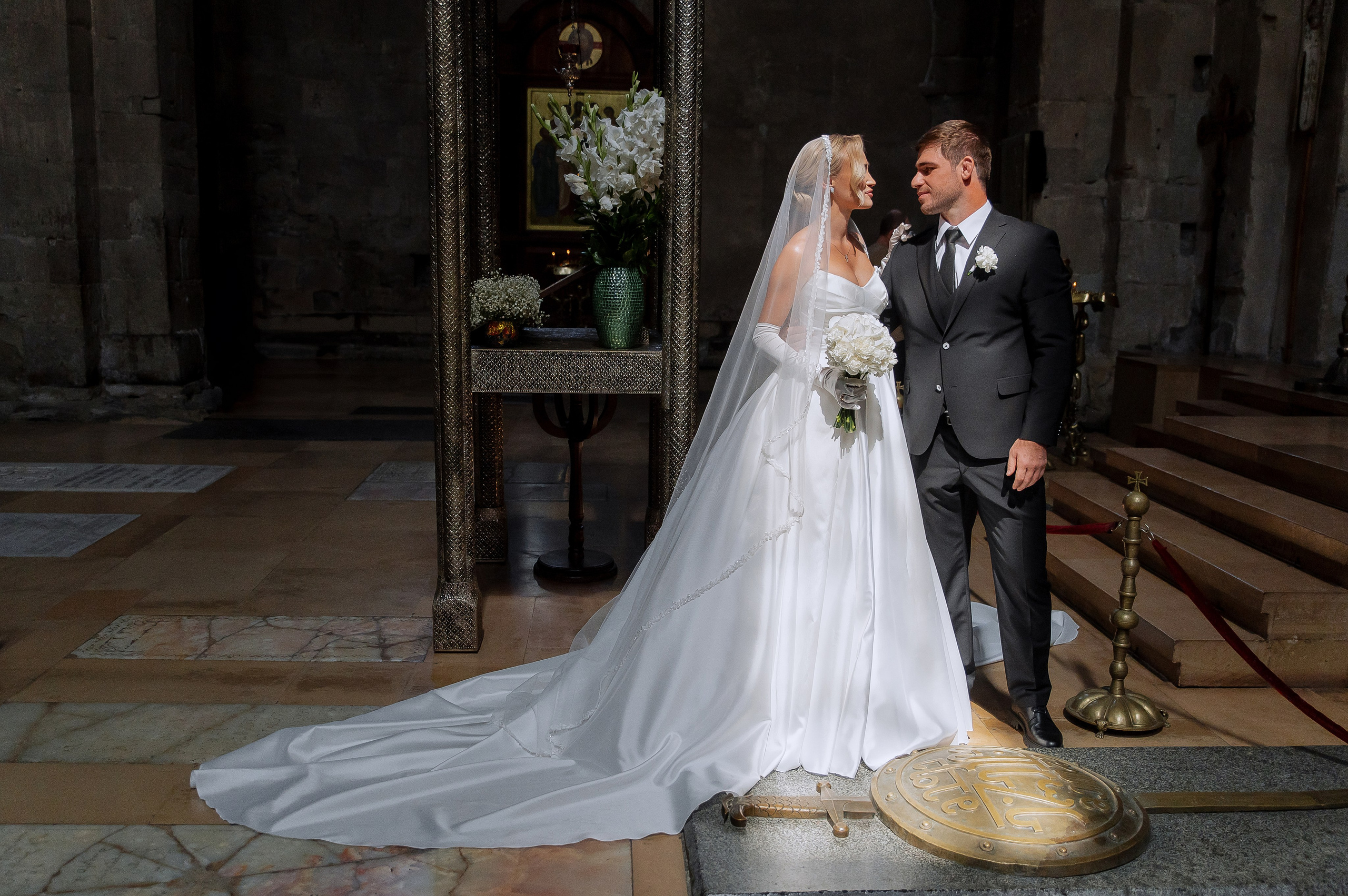 Венчание в Светицховели. Свадебный и семейный фотограф Екатерина Шестакова