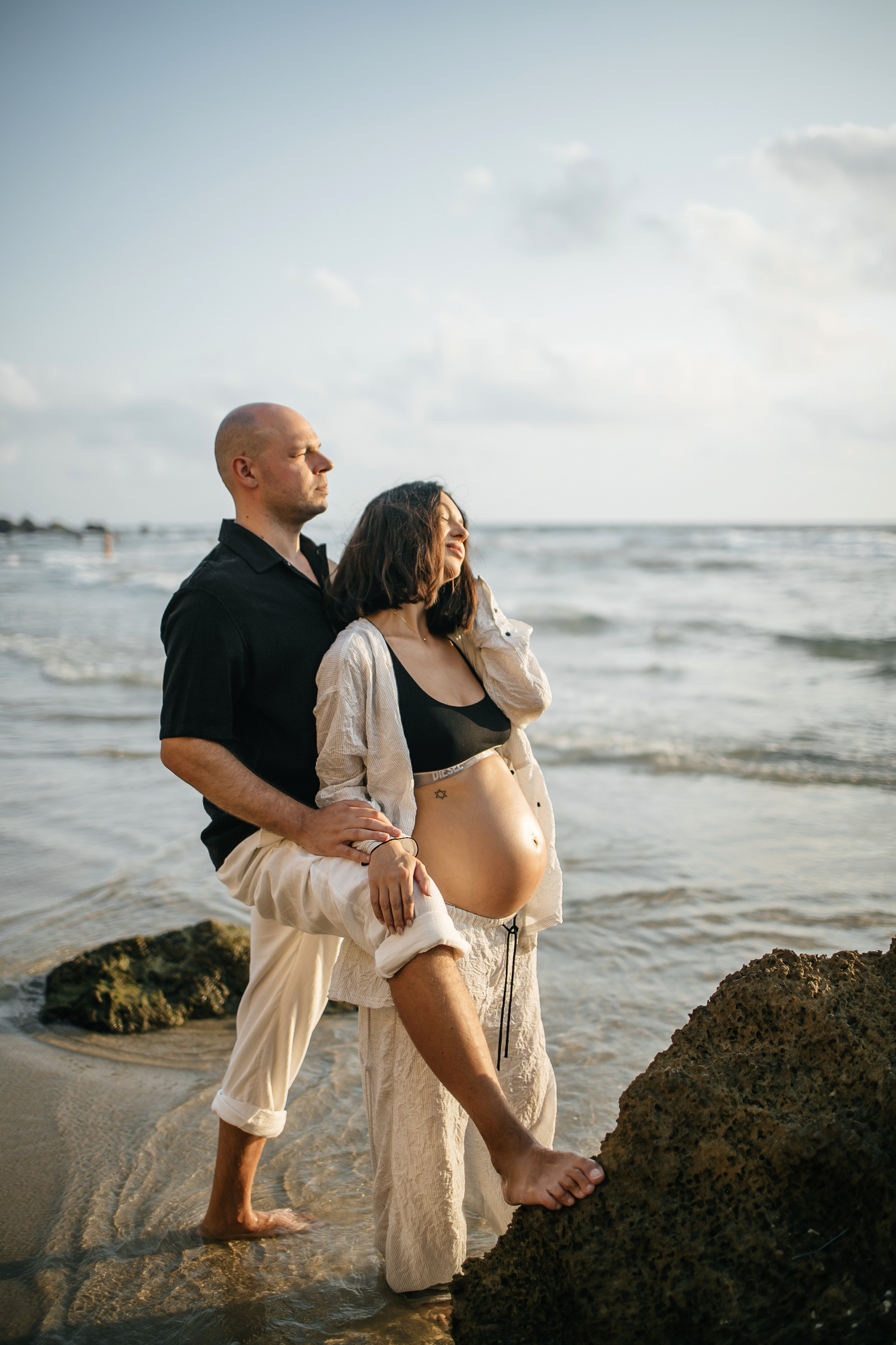 Katya & Fil Givat Olga. Family photographer in Israel