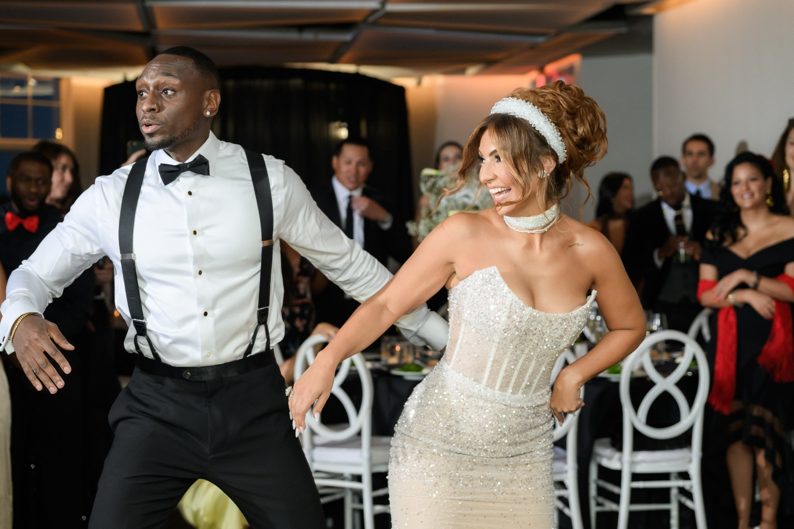 Briana & Kefim, Maritime Pars, Jersey City, NJ. Wedding Photo & Video