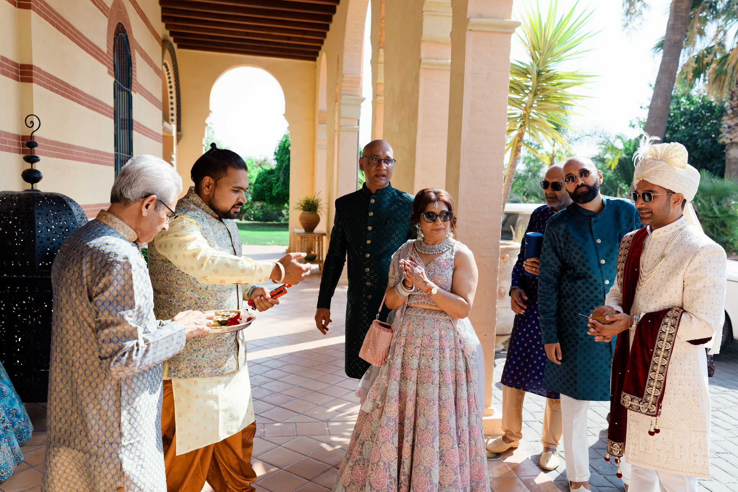 Indian wedding at Gran Villa Rosa, Barcelona