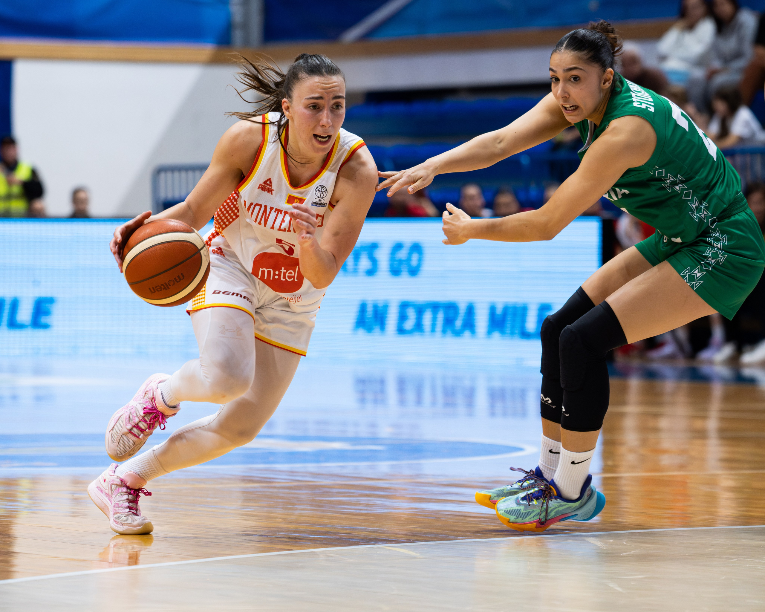 EuroBasket 2027 qualification Montenegro vs Bulgaria. Sports photography