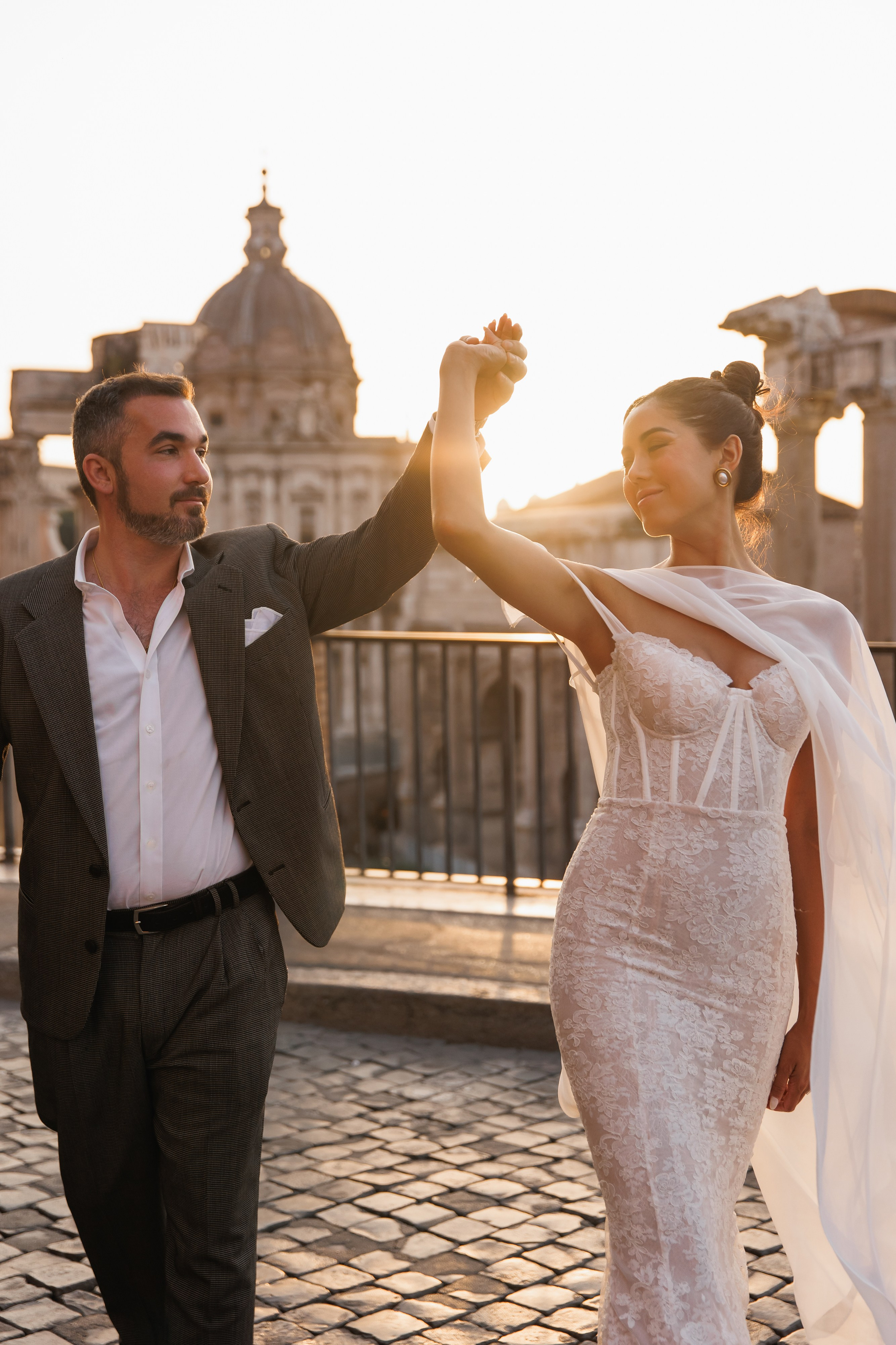 Veroniva & Dean. Wedding Photographer Rome Tuscany Como Sicily Puglia Amalfy Italy- Oksana Savenchuk