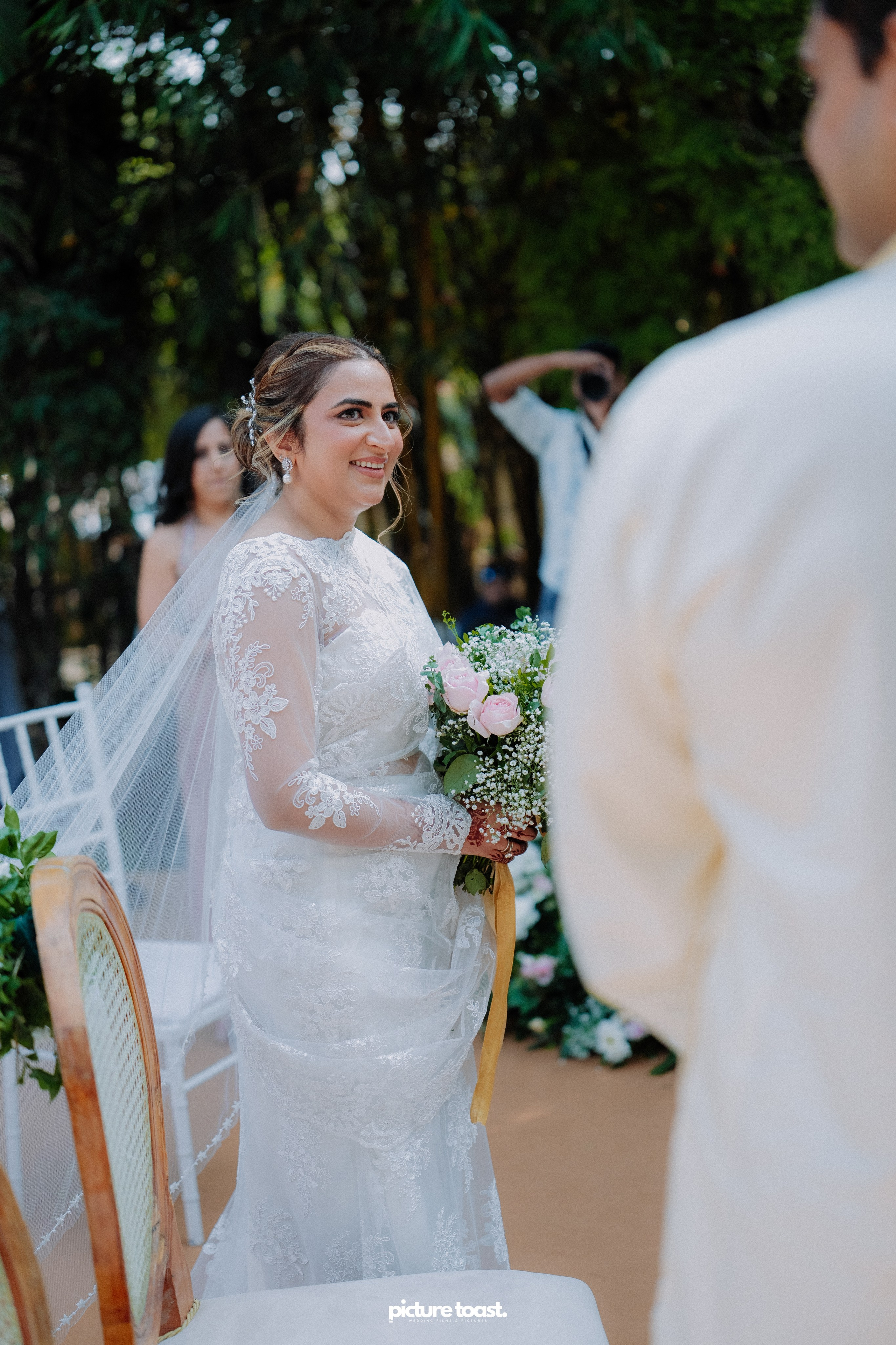 Blessing of Rajiv & Aashna. Fine art Wedding Photographers in India & Canada