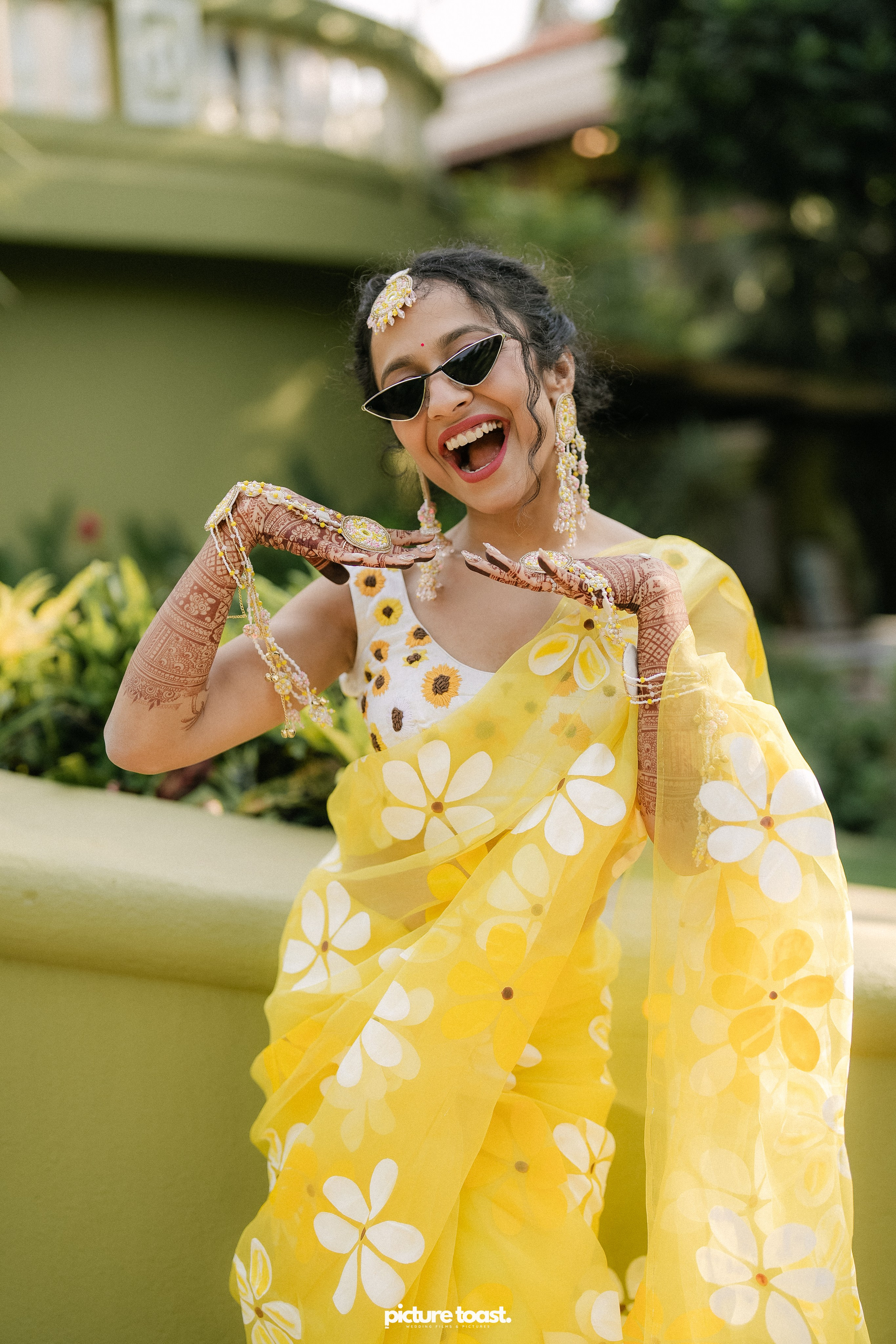 Haldi Hues Ft. Baebie & Goyal. Fine art Wedding Photographers in India & Canada