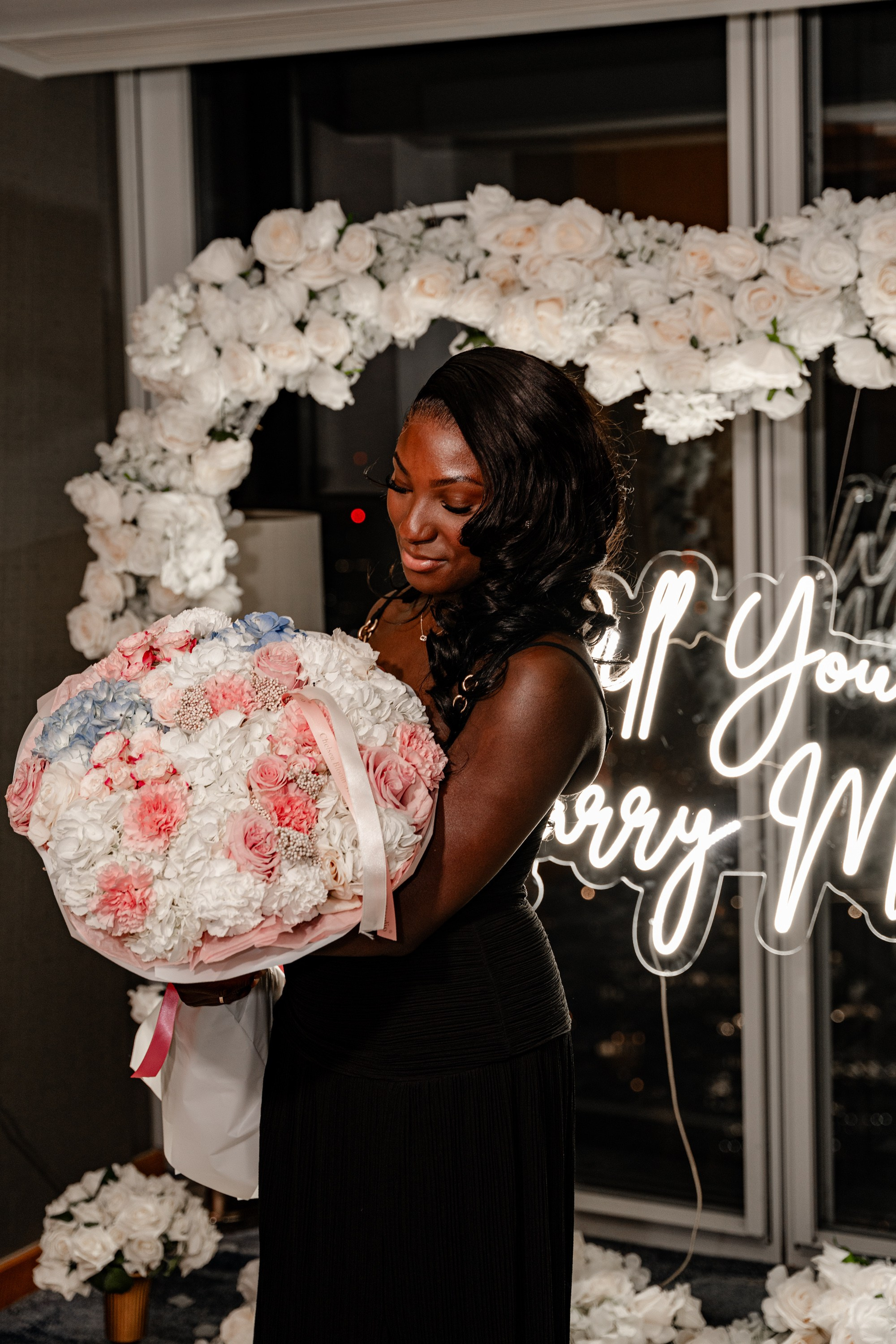The proposal in The Shard. Tonya Kyrylenko photographer in London