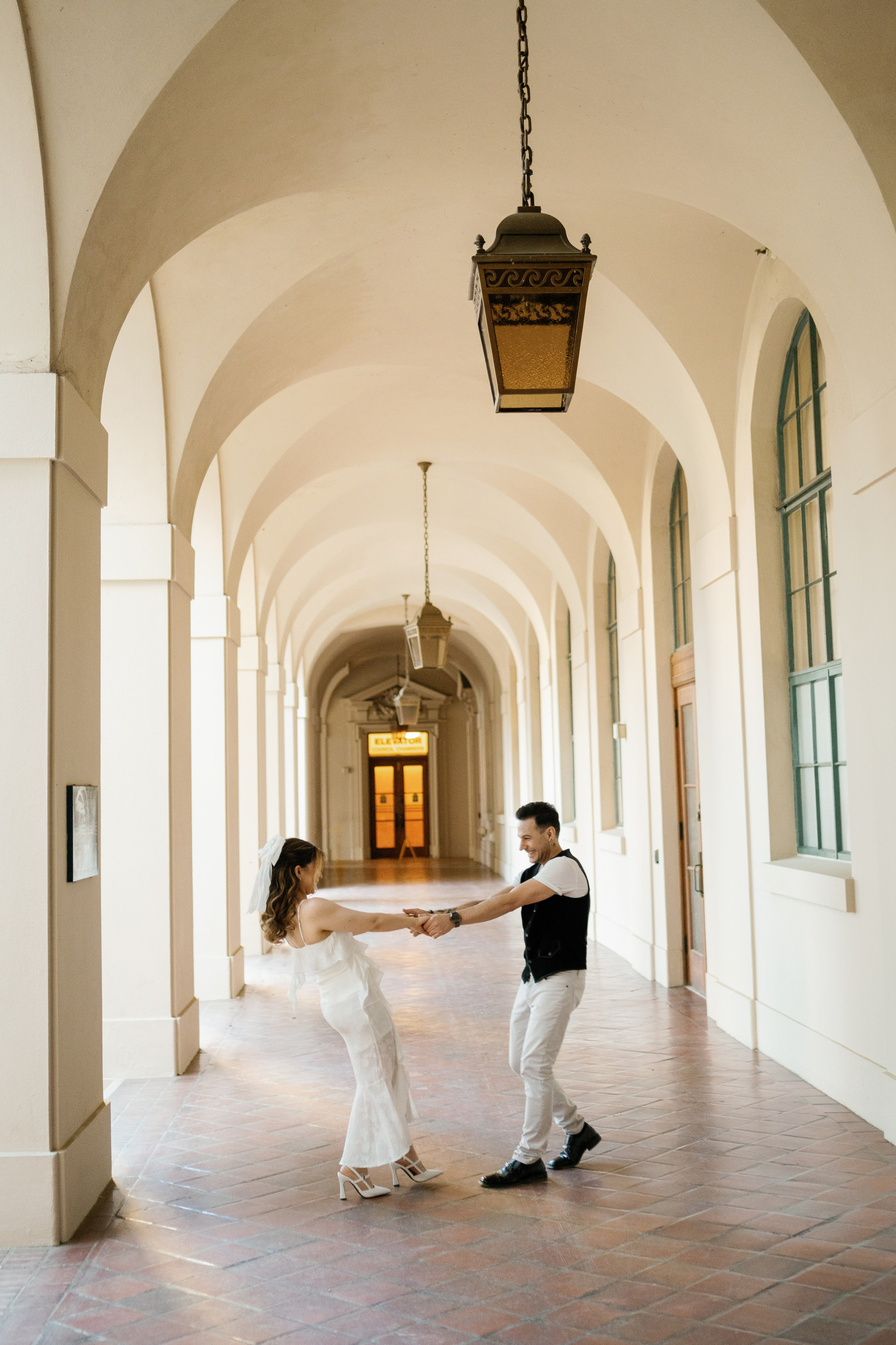 Pasadena City Hall Engagement Photoshoot, California. Wedding Photography & Videography Team in California, Los Angeles, San Francisco, San Diego and Travel