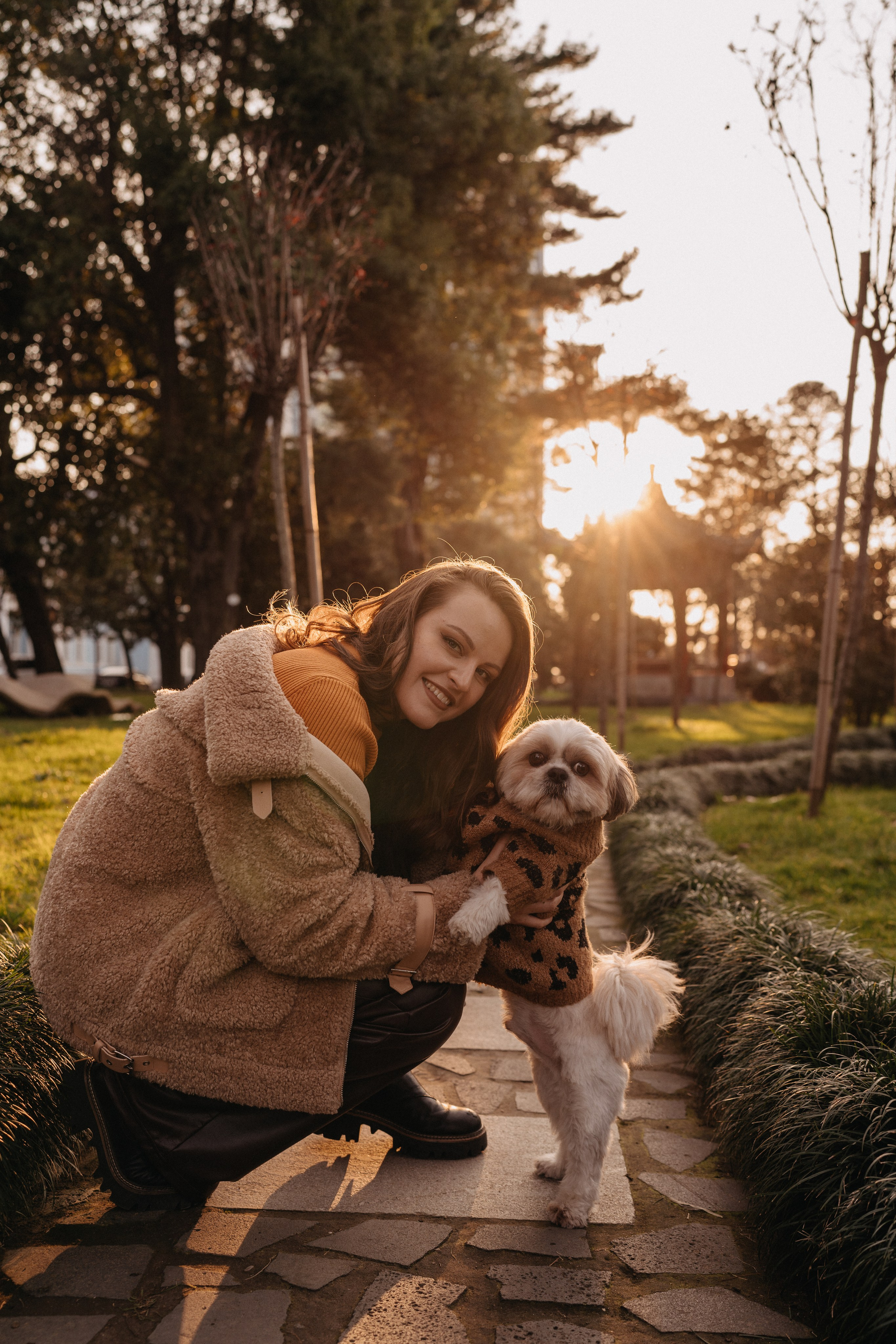 Фотосессия с собакой в Батуми. Портретный и свадебный фотограф в Батуми Валерия Азаренко